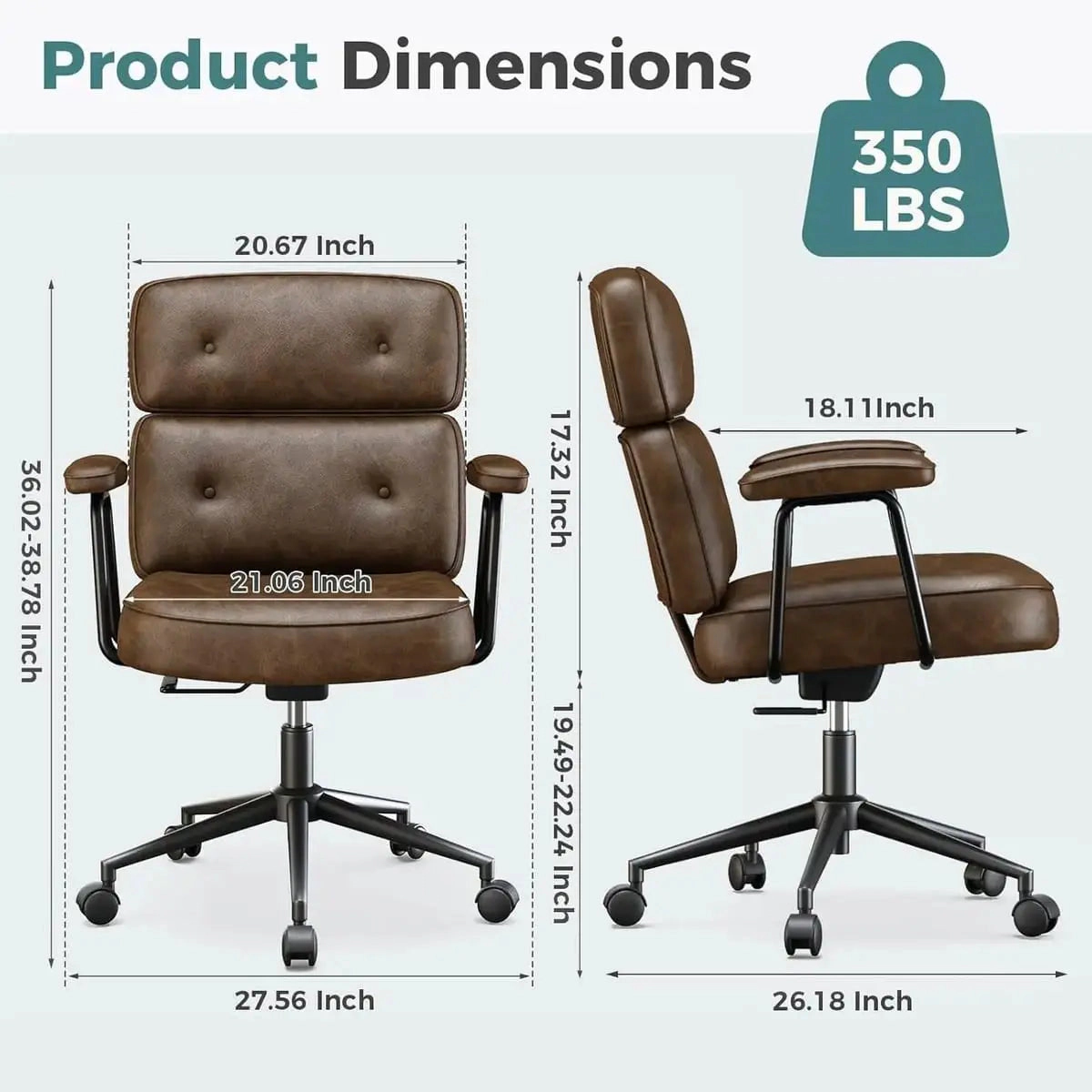 Platinum-Level Office Chairs Premium Ergonomic Office Chair With Lumbar Support And Height