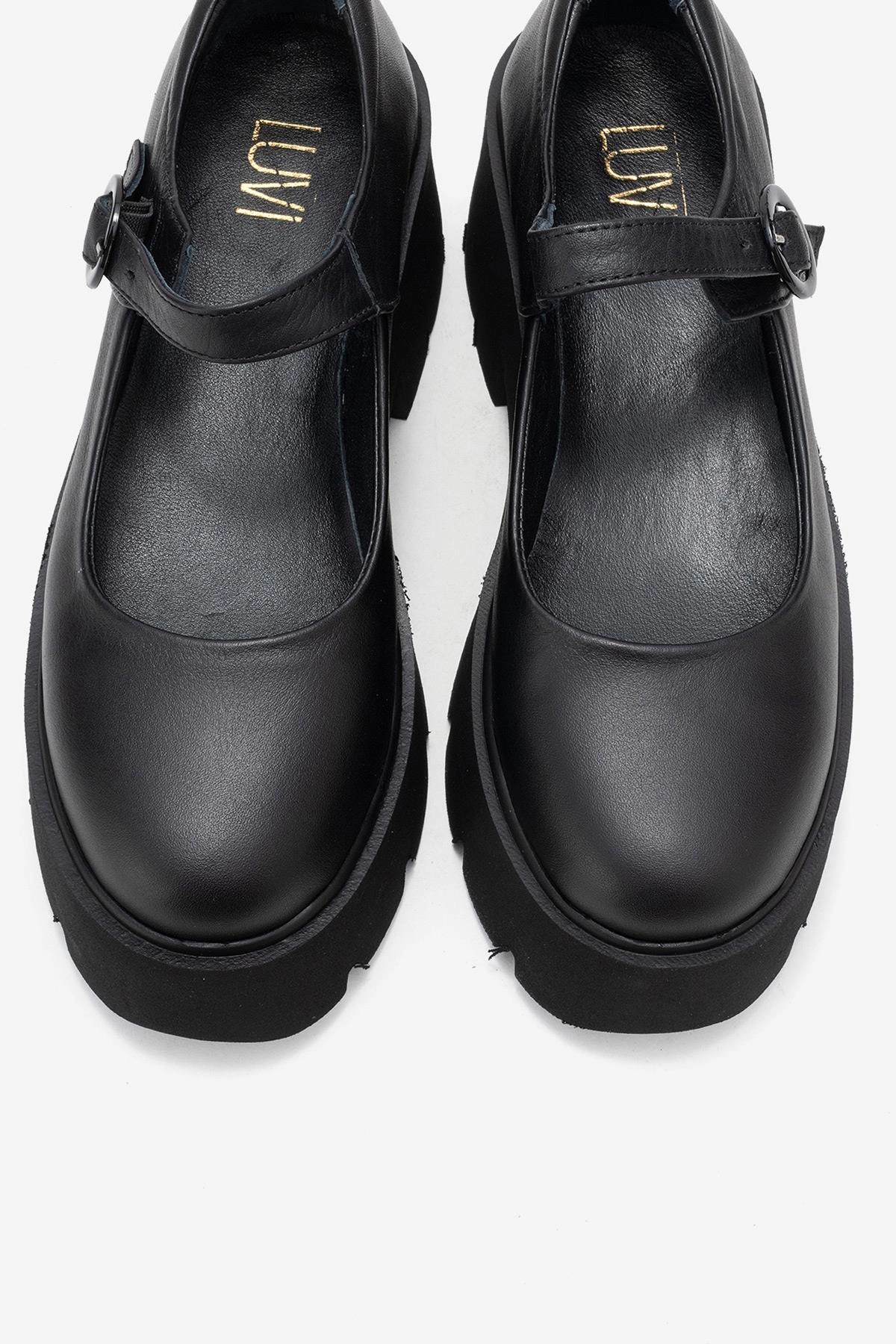 Forever & Always Womens Orina Leather Platform Mary Jane Shoe