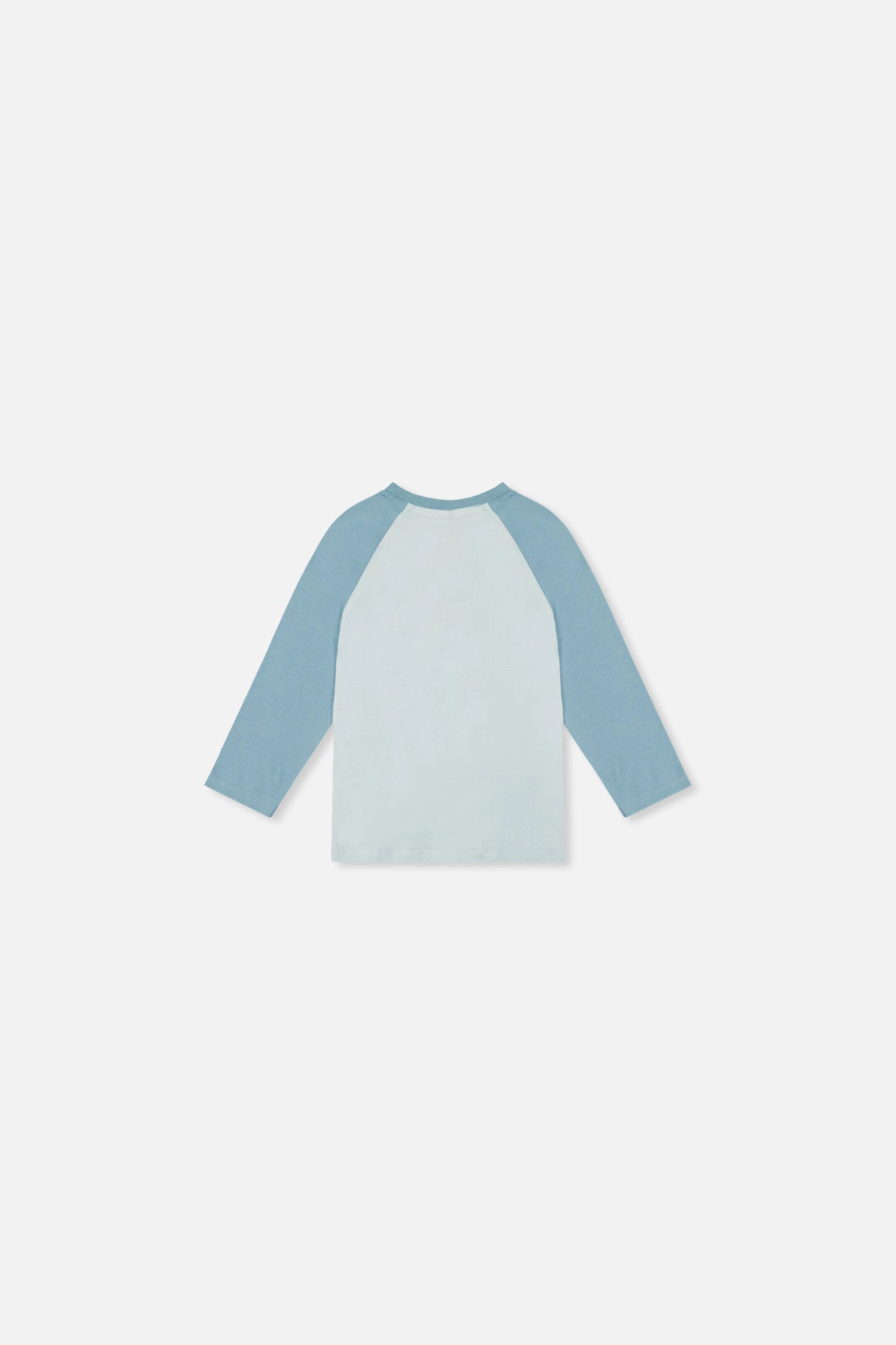 Deux par Boys Long Sleeve Raglan Organic Cotton Walrus Ski Graphic T-Shirt
