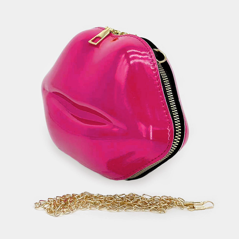 Fashnzfab Lip Shape Clutch/Crossbody Bag