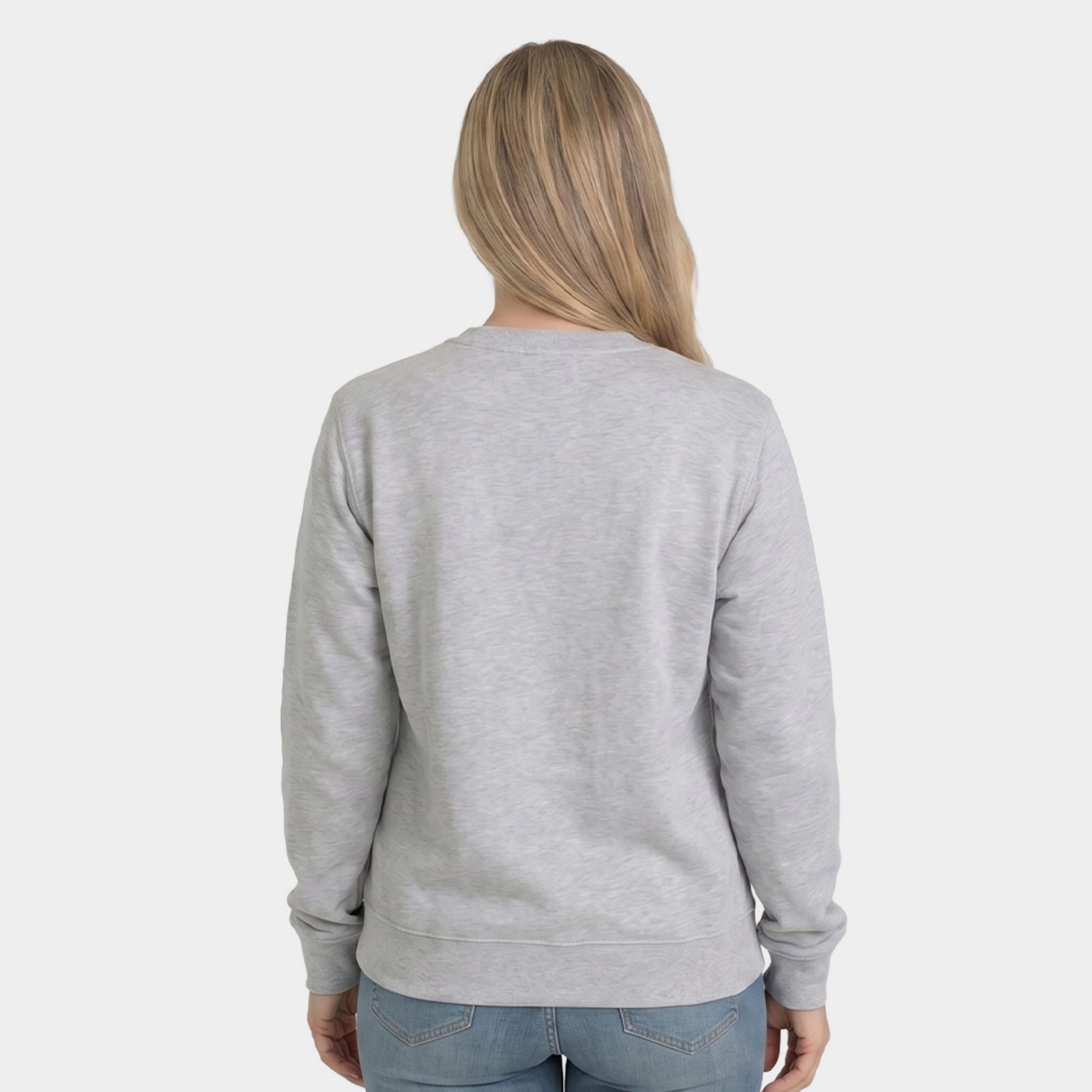 Simply Sage Market - Women's Graphic Sweatshirt Christmas Music Helps Checkered