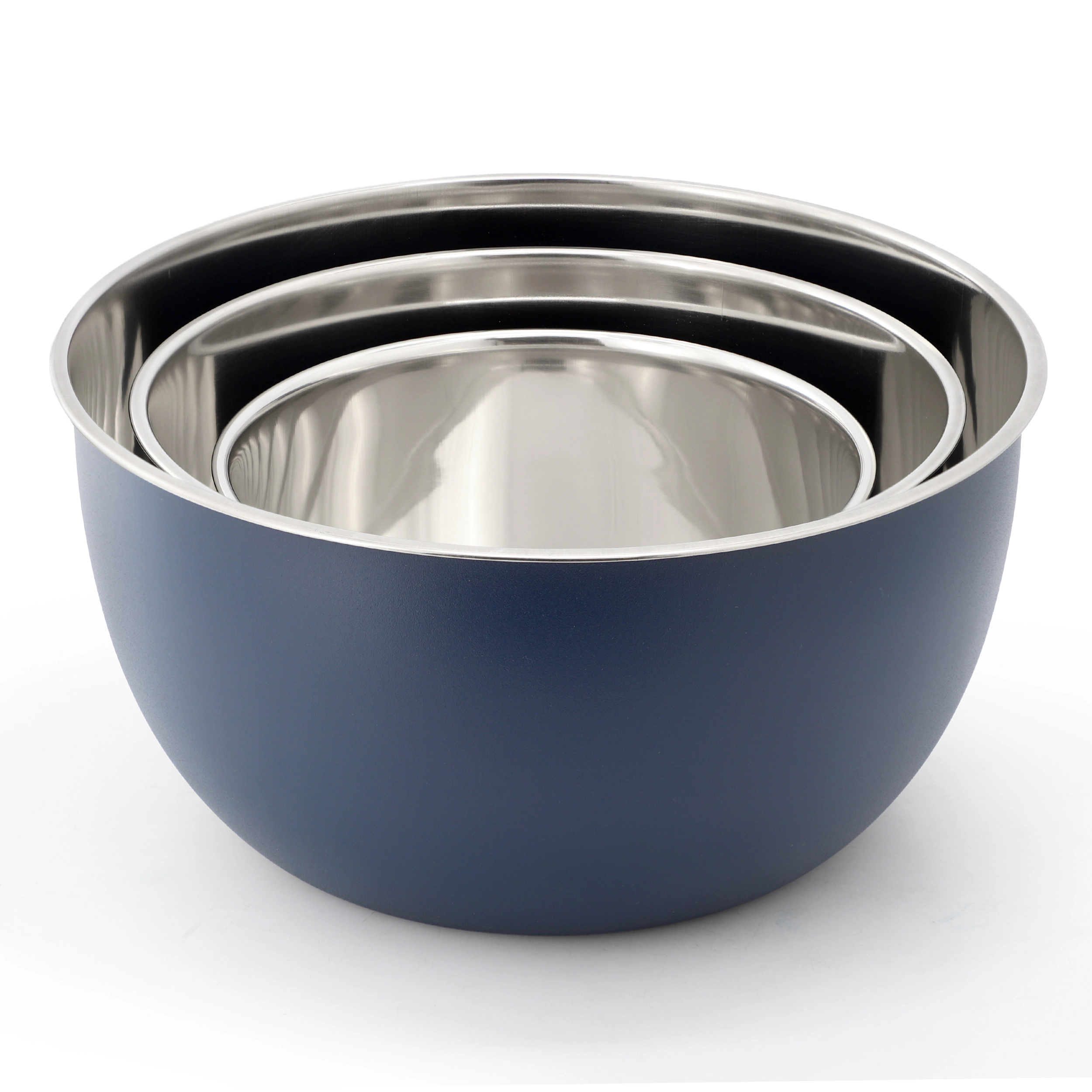Oster Foxgate 3 Piece Stainless Steel All Purpose Mixing Bowl Set