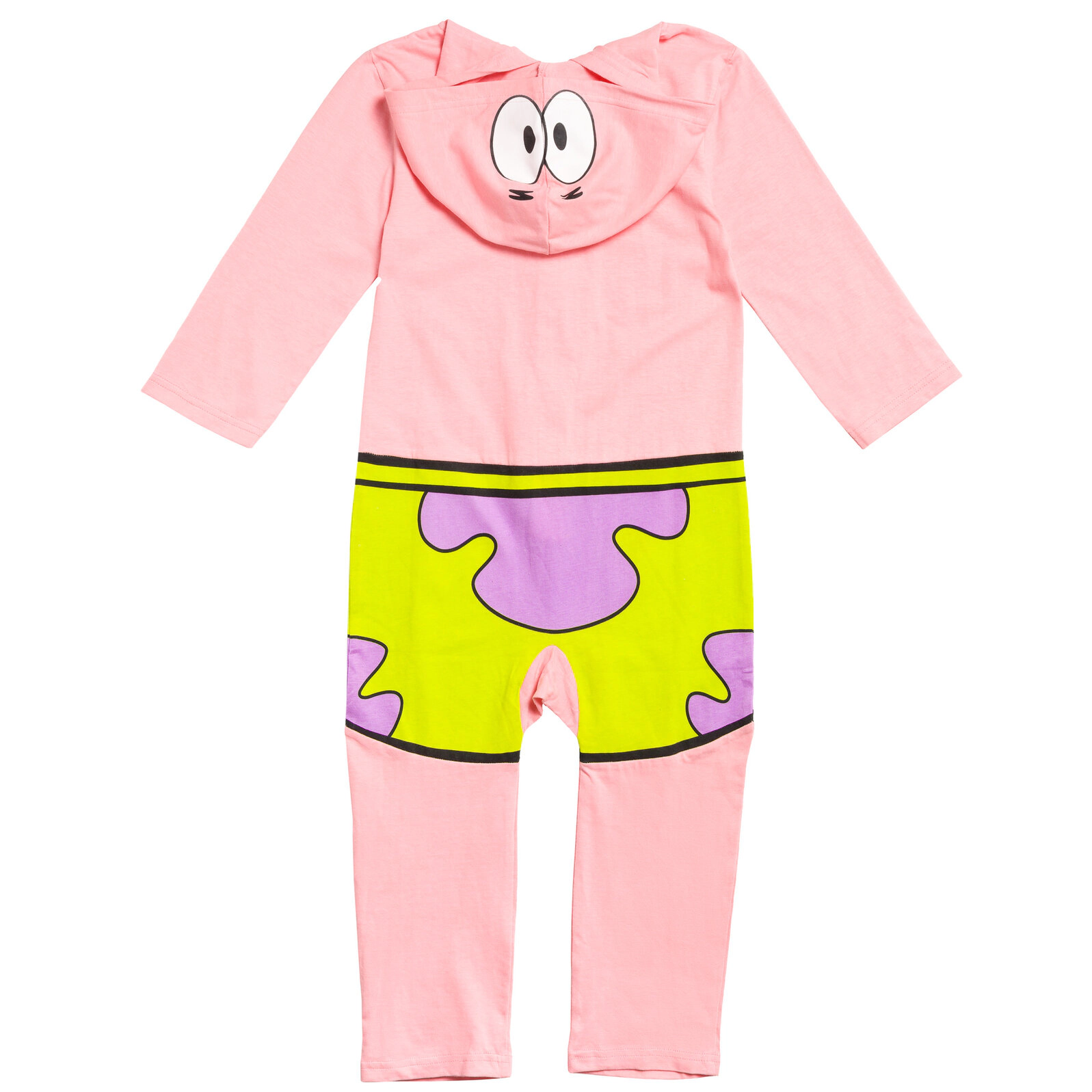 SpongeBob SquarePants Patrick Boys' Cosplay Hooded One Piece Coverall