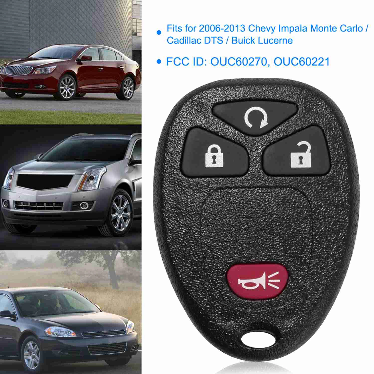 GBruno 2-Pack Keyless Entry Remote Key Fob Case