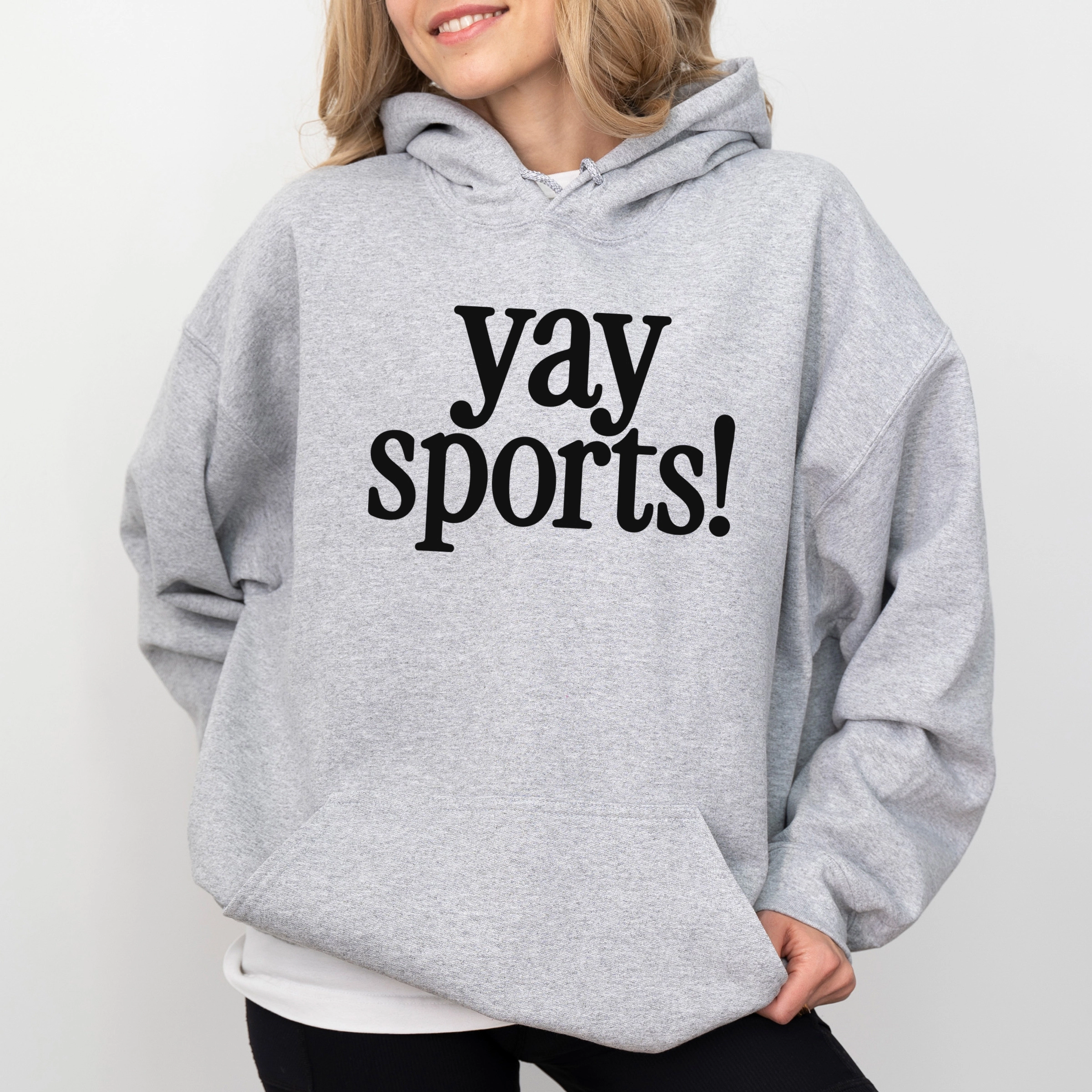 Simply Sage Market - Women's Graphic Hoodie Yay Sports!
