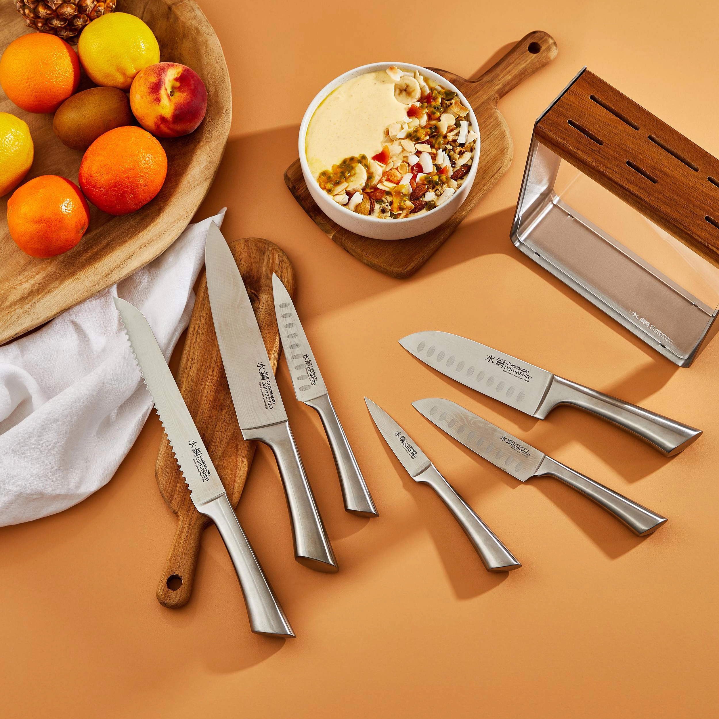 Cuisine::pro® Damashiro® Kinzoku Knife Block 7 Piece