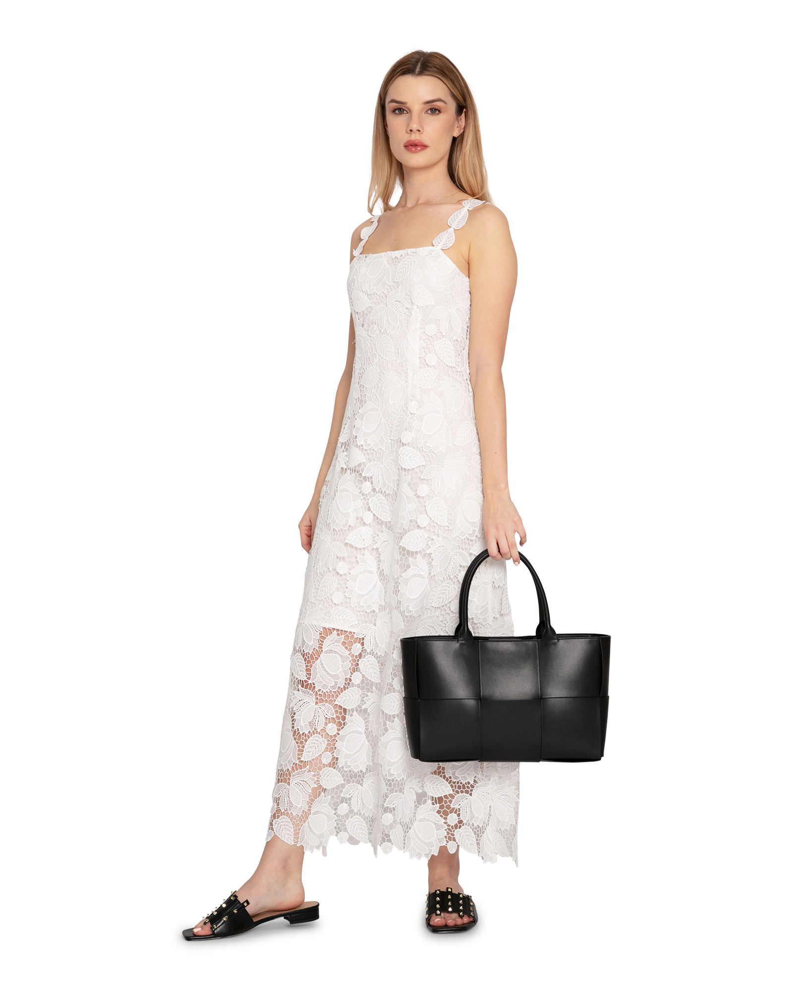Belle & Bloom Womens Songbird Lace Maxi Dress