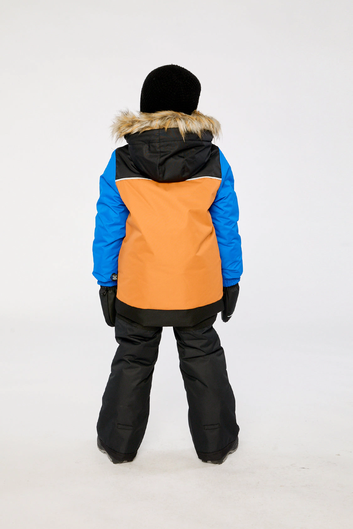 Deux par Boys Colorblock Two Piece Discover Snowsuit with Hooded Jacket and Snow Pants
