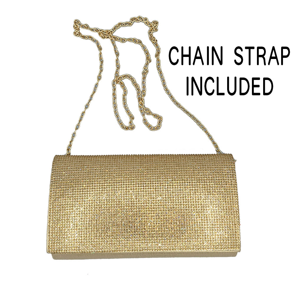 FASHNZFAB Shimmery Evening Clutch Bag