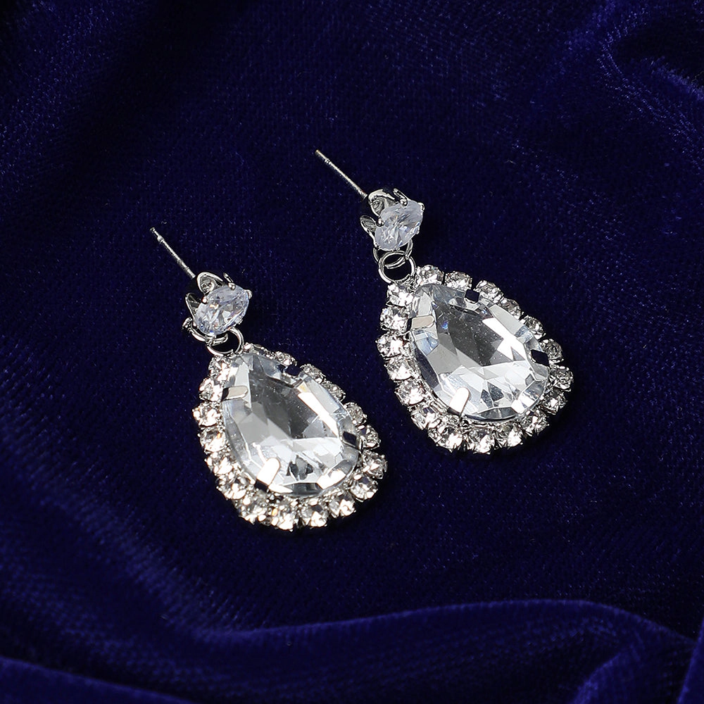 SOHI Women's Crystal Drop Earrings
