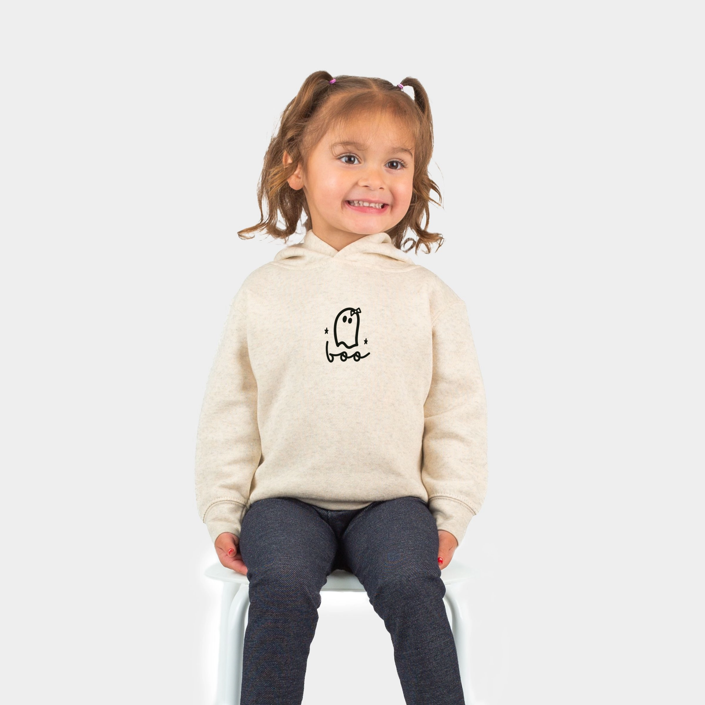 The Juniper Shop - Toddler Hoodie Boo Cute Ghost