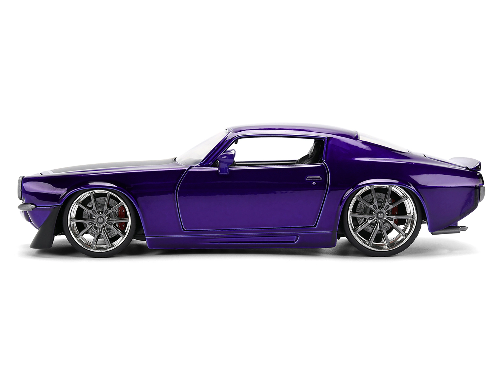 Jada 1971 Chevrolet Camaro Z/28 Purple Metallic with Black Hood "Bigtime Muscle" Series 1/24 Diecast Model Car by Jada