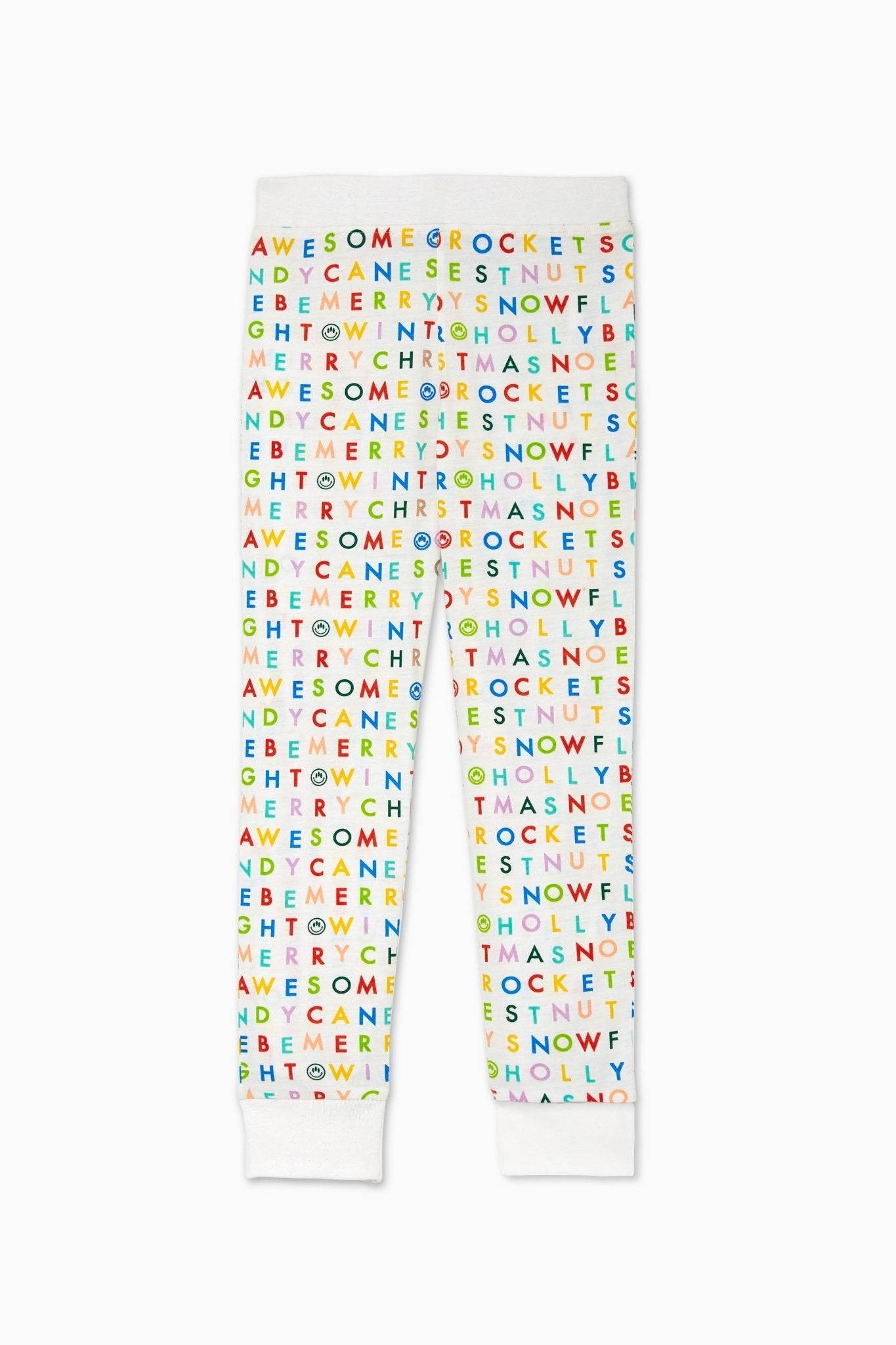 Rockets of Awesome Holiday Crossword Pajamas for Unisex