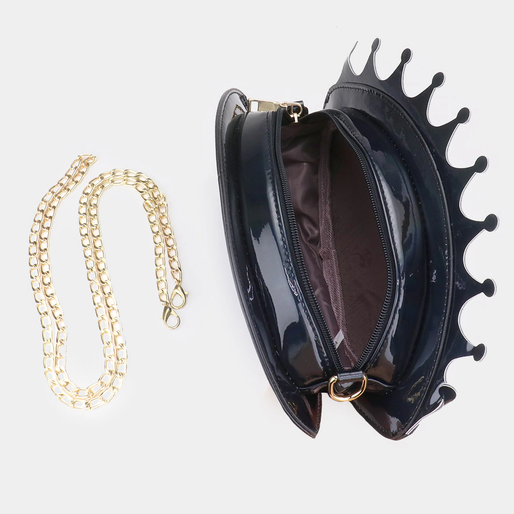 Fashnzfab Faux Leather Evil Eye Clutch Bag