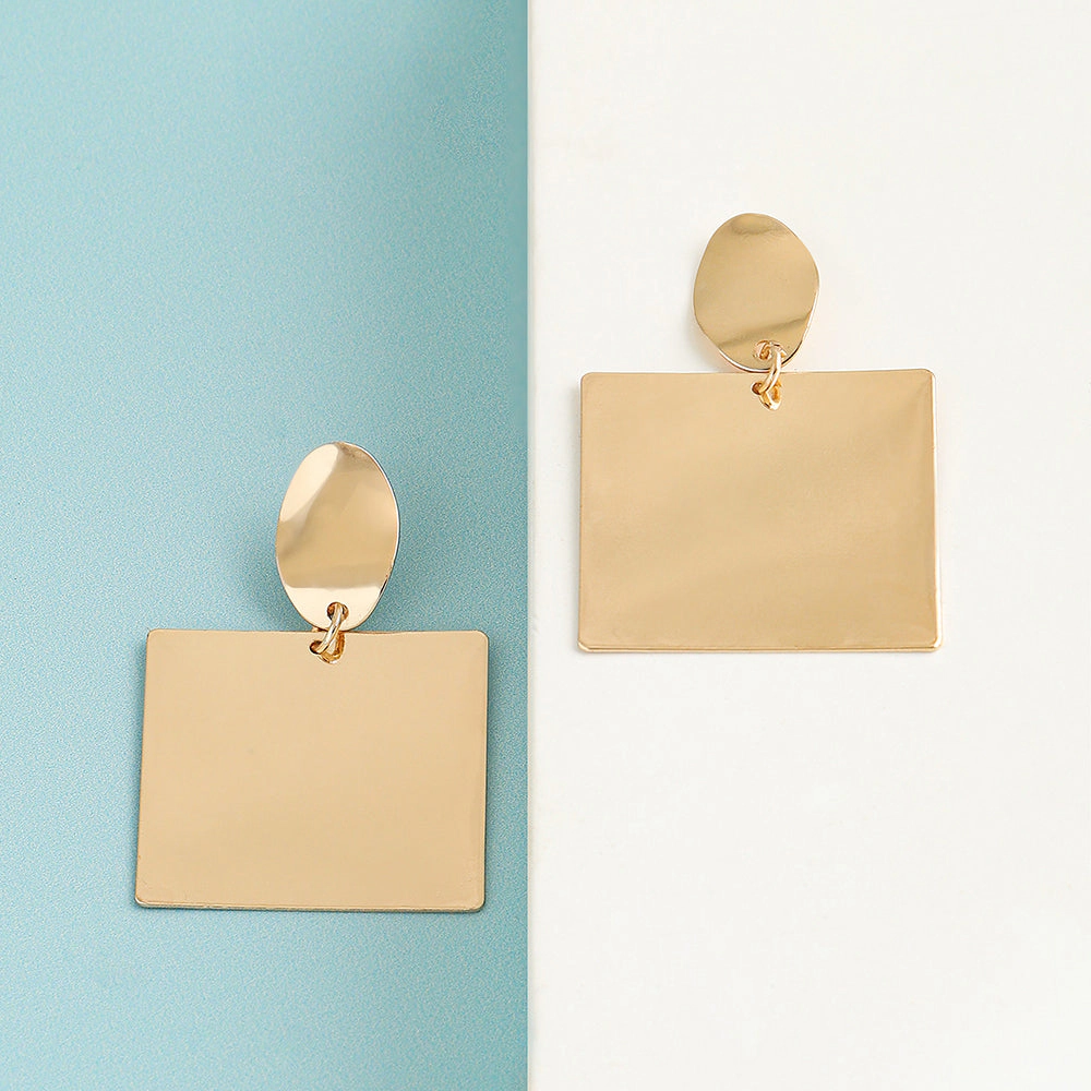 SOHI Women's Square Drop Earrings