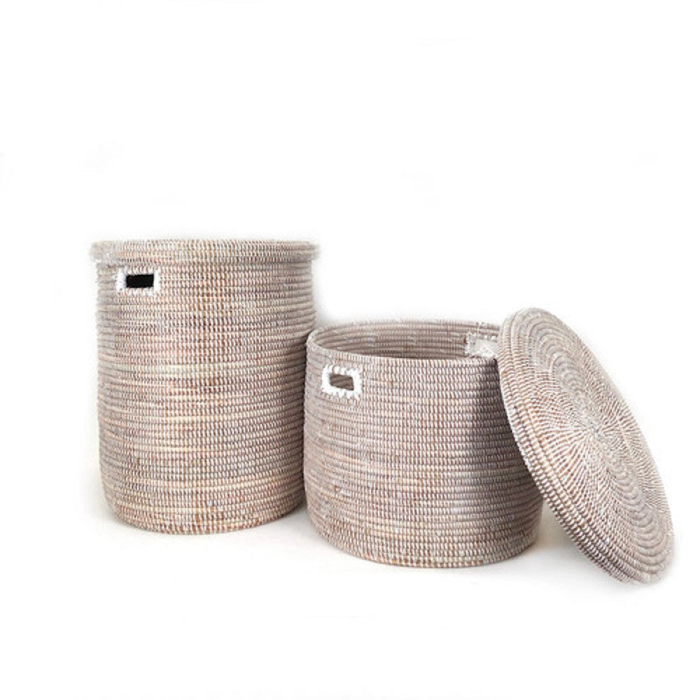 Mbare Flat Lid Floor Basket