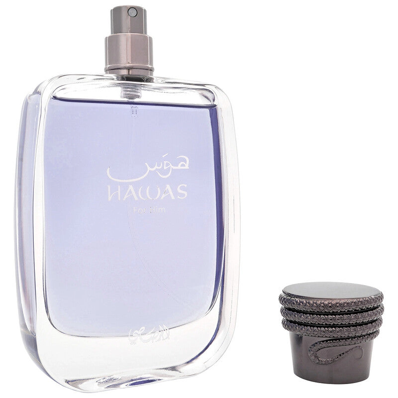 Rasasi Hawas for Men Eau de Parfum Spray, 3.38 fl oz (100 ml)