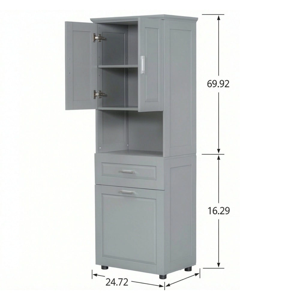 ELEMENT ACE Tall Freestanding Bathroom Storage Cabinet