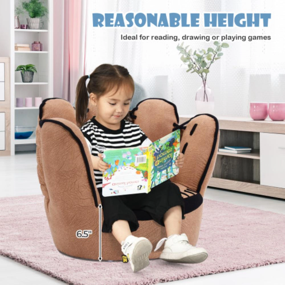 Hivvago Household Five Fingers Baseball Glove Shaped Kids Leisure Upholstered Sofa