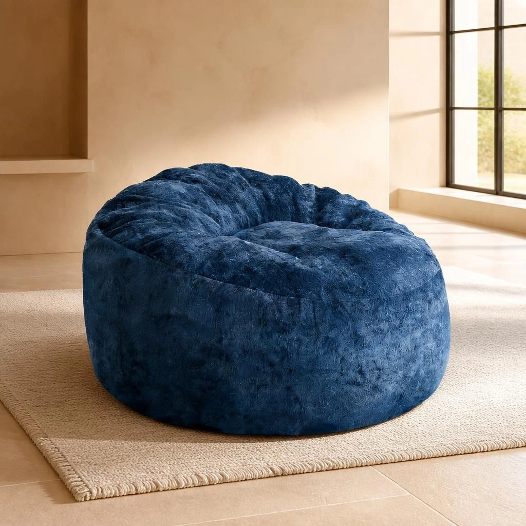 GOODSILO Comfortable Soft Flannelette Bean Bag Chair
