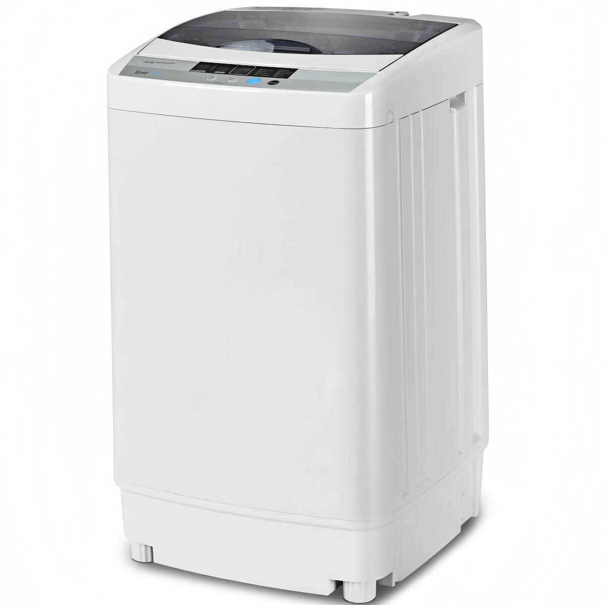 SUGIFT Gray 12-lb Full Automatic Portable Washing Machine with 10 Wash Programs 19-in W 19-in D 33.5-in H
