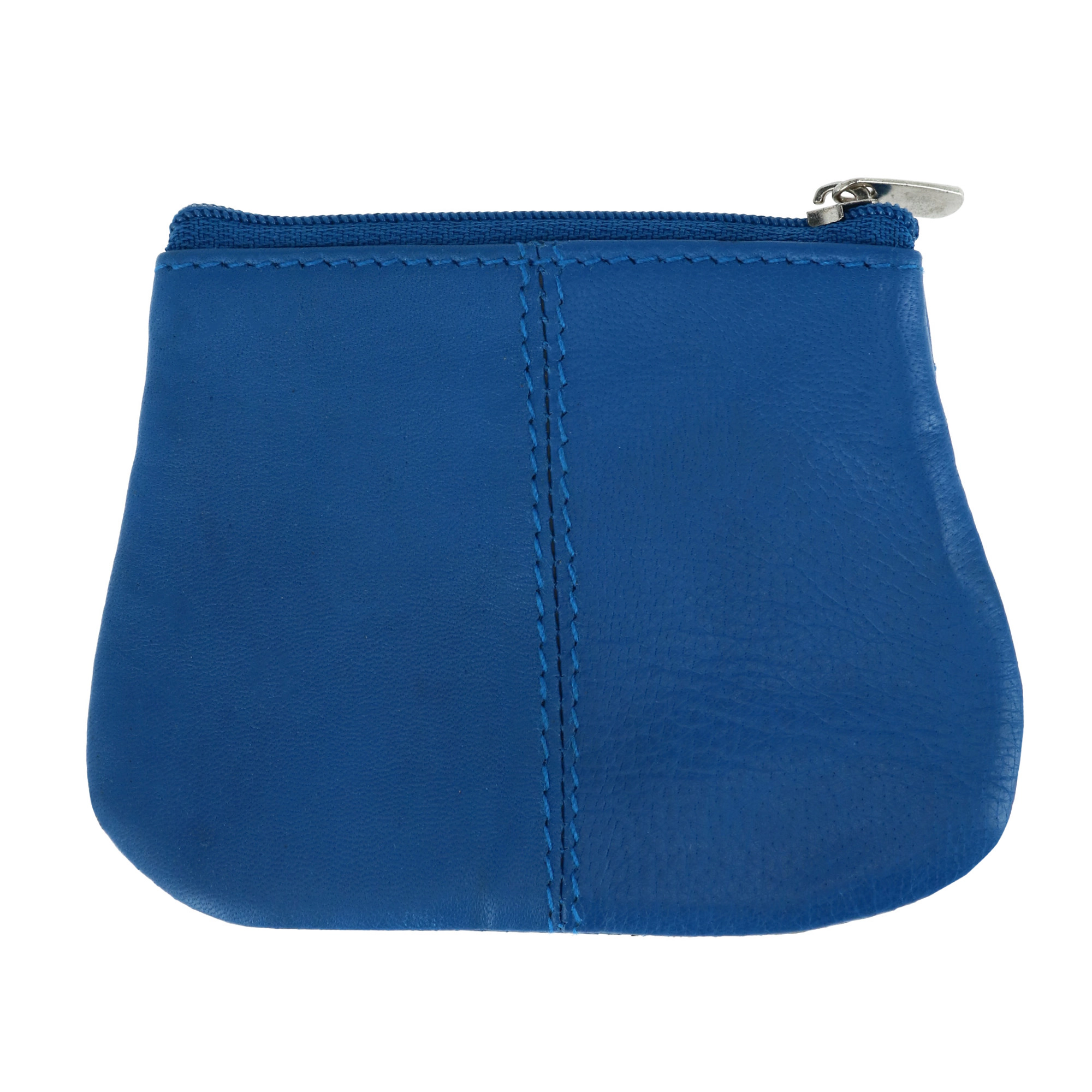 CTM Leather Zipper Coin Pouch Wallet