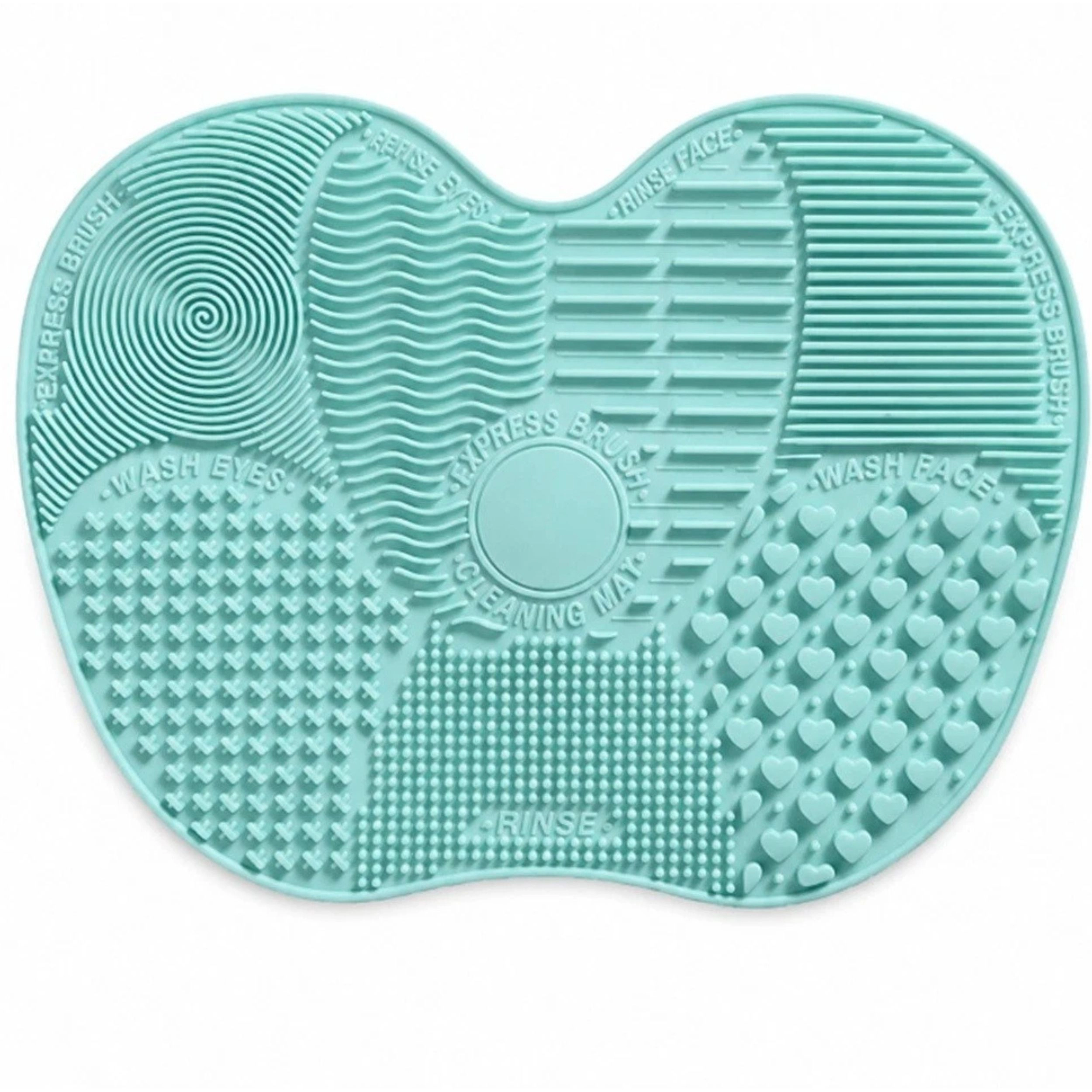 Home Collection Silicone Makeup Brush Cleaner Mat Deep Cleaning Scrubber Pad