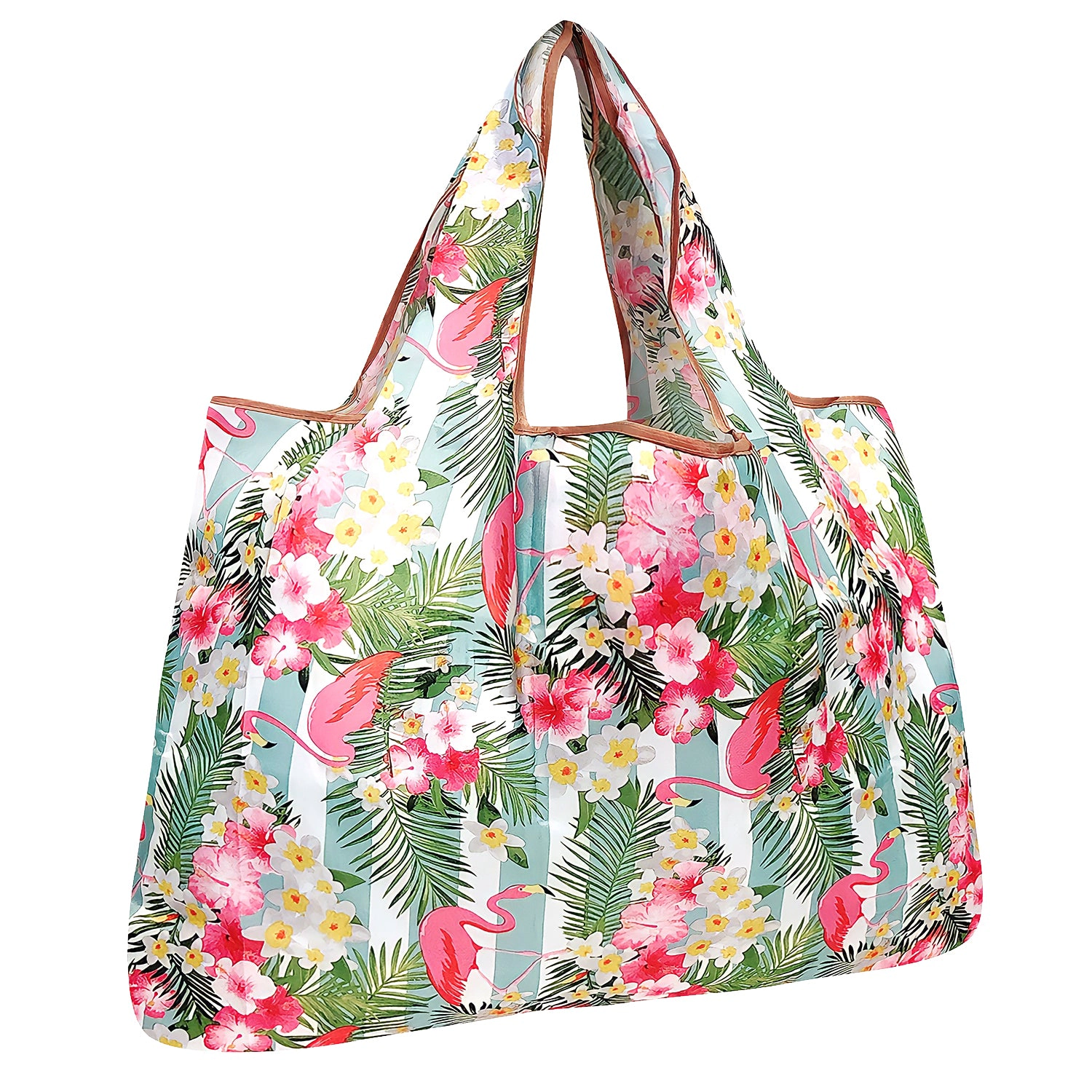 Wrapables Large Nylon Reusable Shopping Bag for Groceries