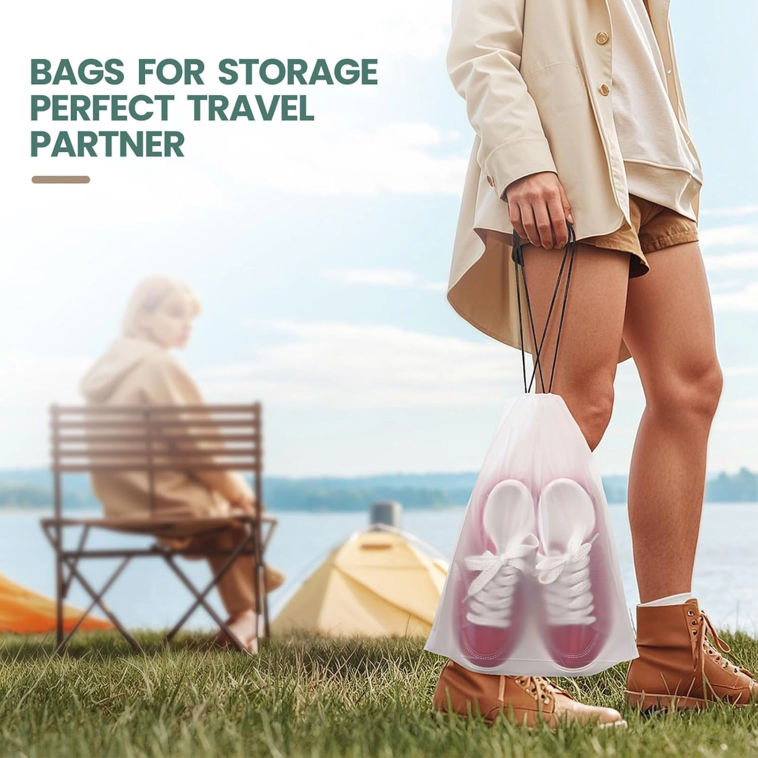 SS Design 23 Pack Waterproof Travel Shoe Bags 11.8 x 15.7 Inch