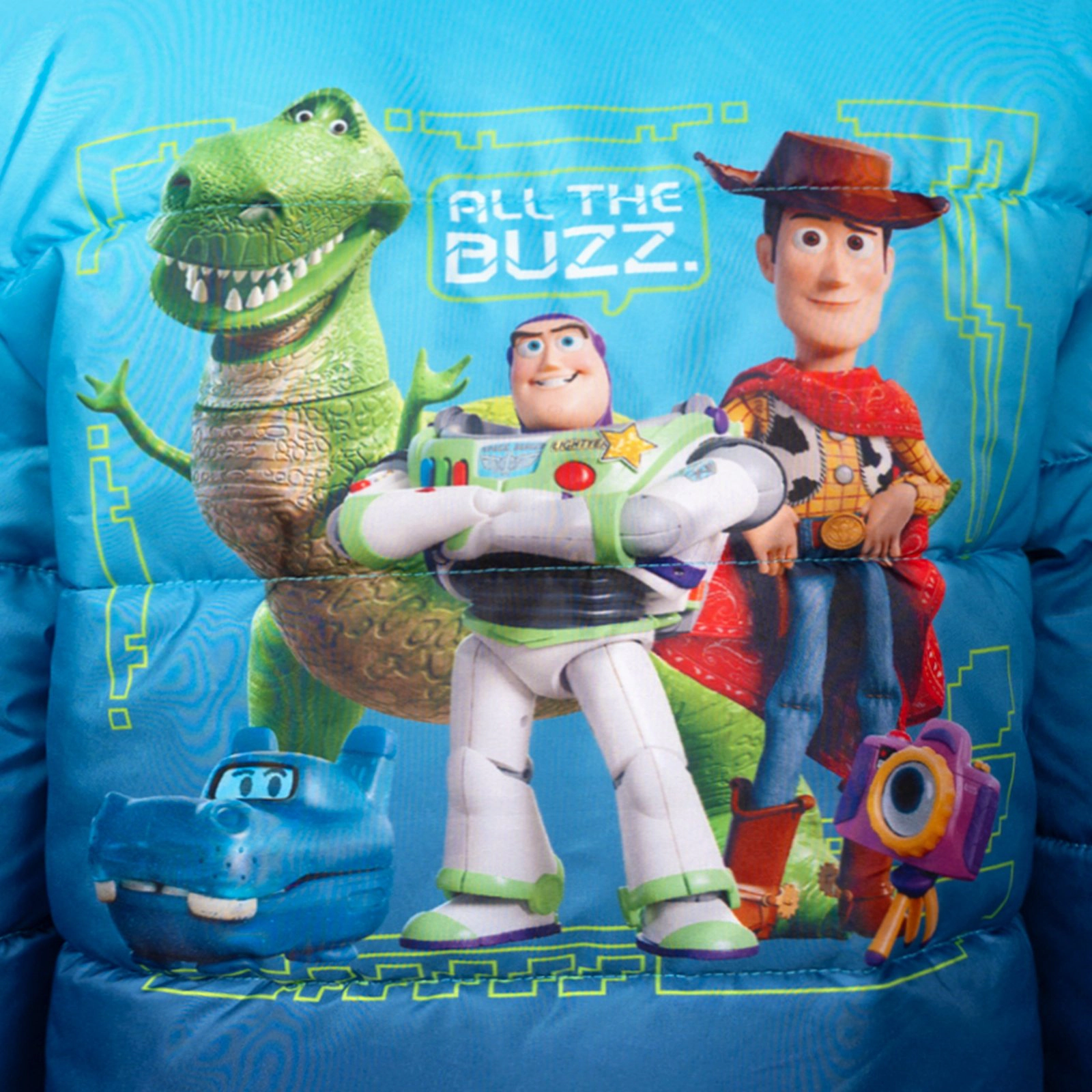 Disney Toy Story Boys' Hooded Puffer Jacket