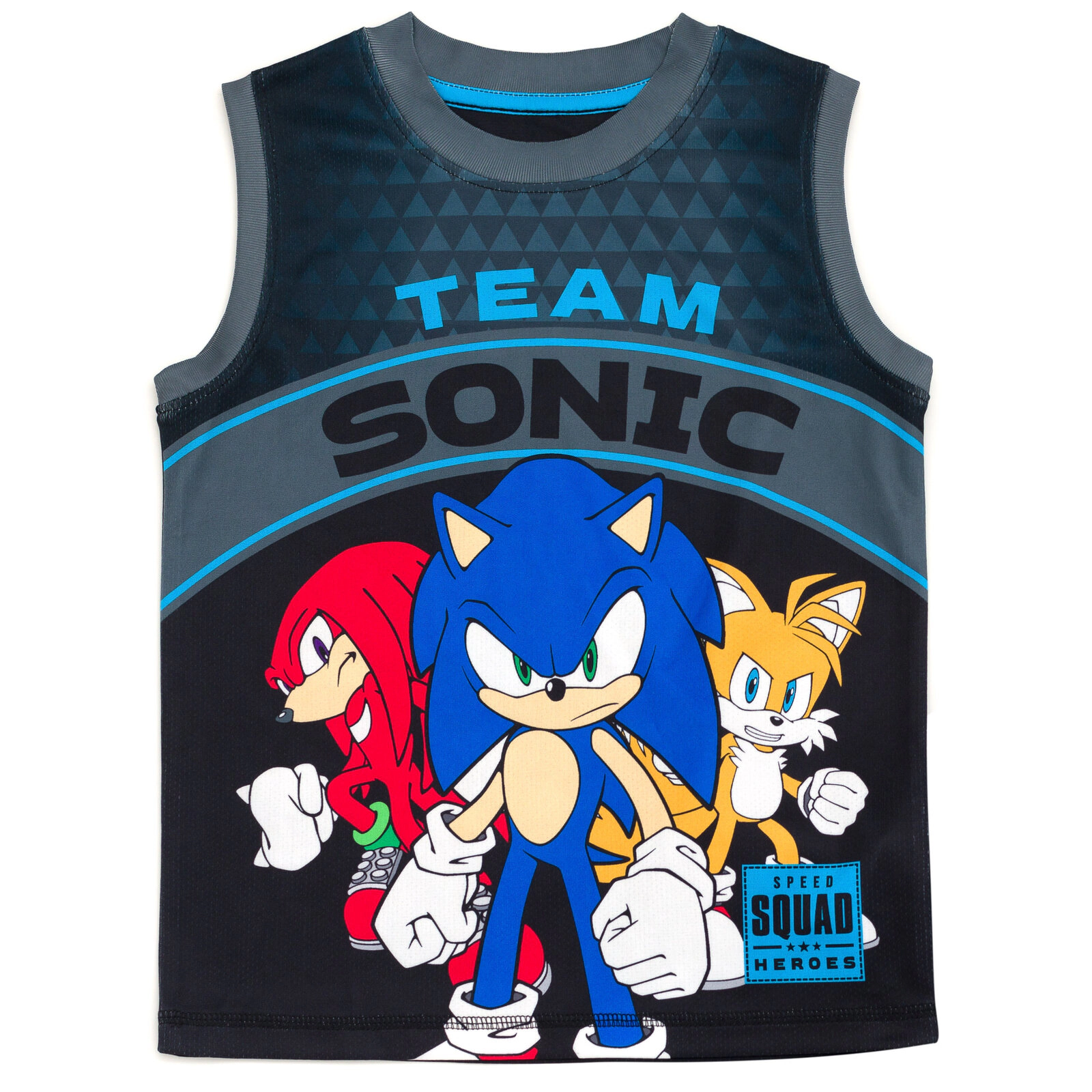 SEGA Sonic the Hedgehog Boys' Athletic 2-Piece Tank Top and Shorts Set