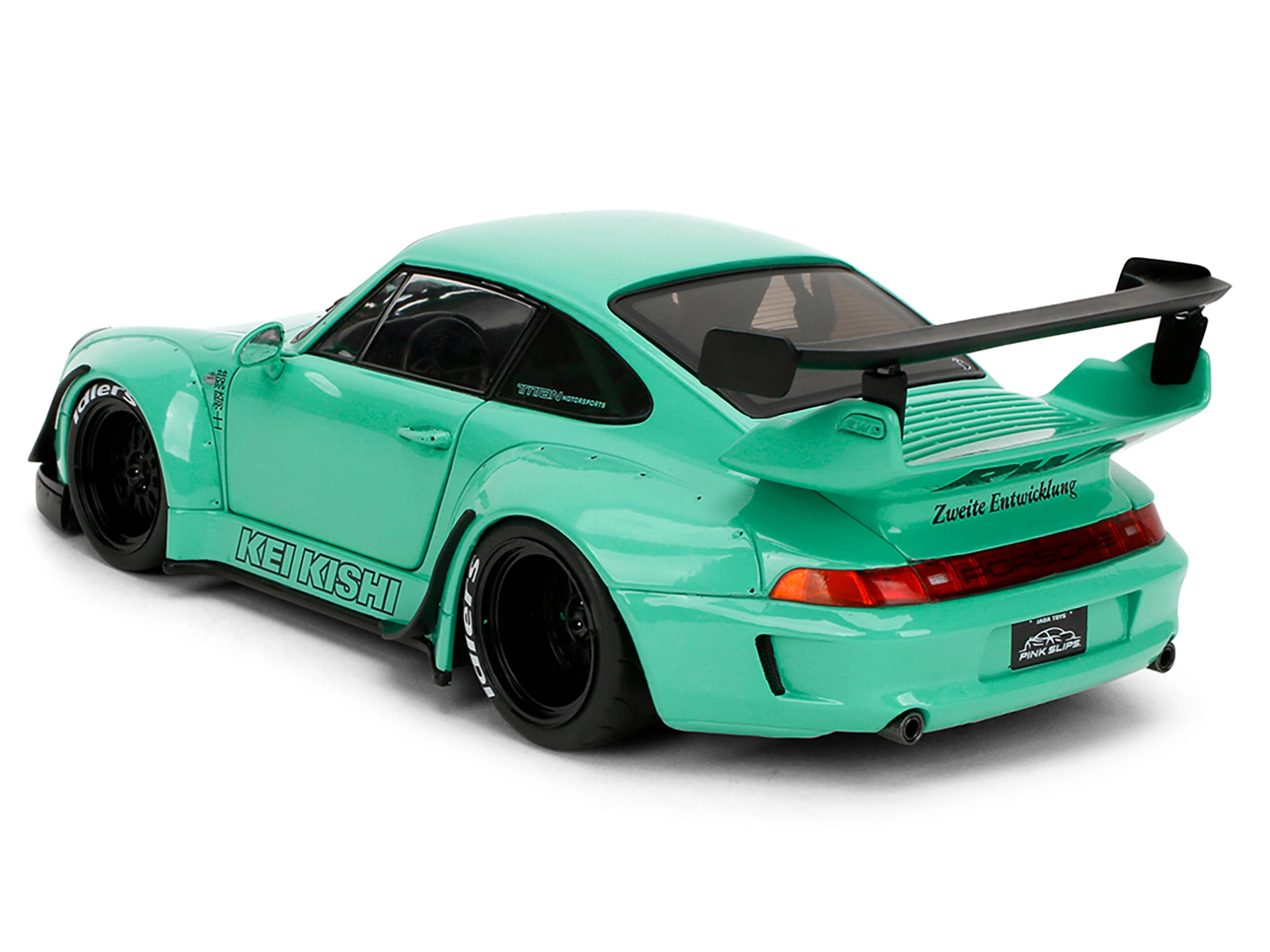 Jada RWB Body Kit "Kei Kishi" Light Blue "Pink Slips" Series 1/18 Diecast Model Car by Jada