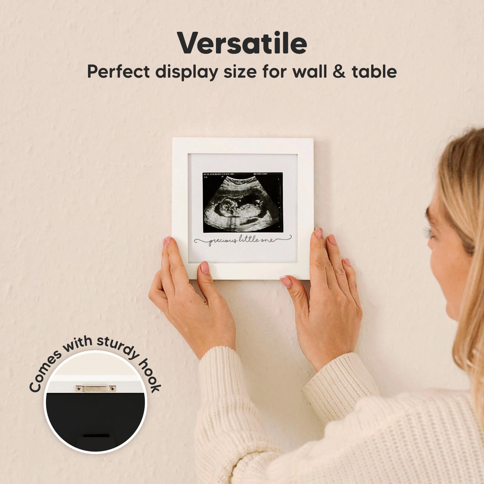 KeaBabies Solo Baby Sonogram Frame