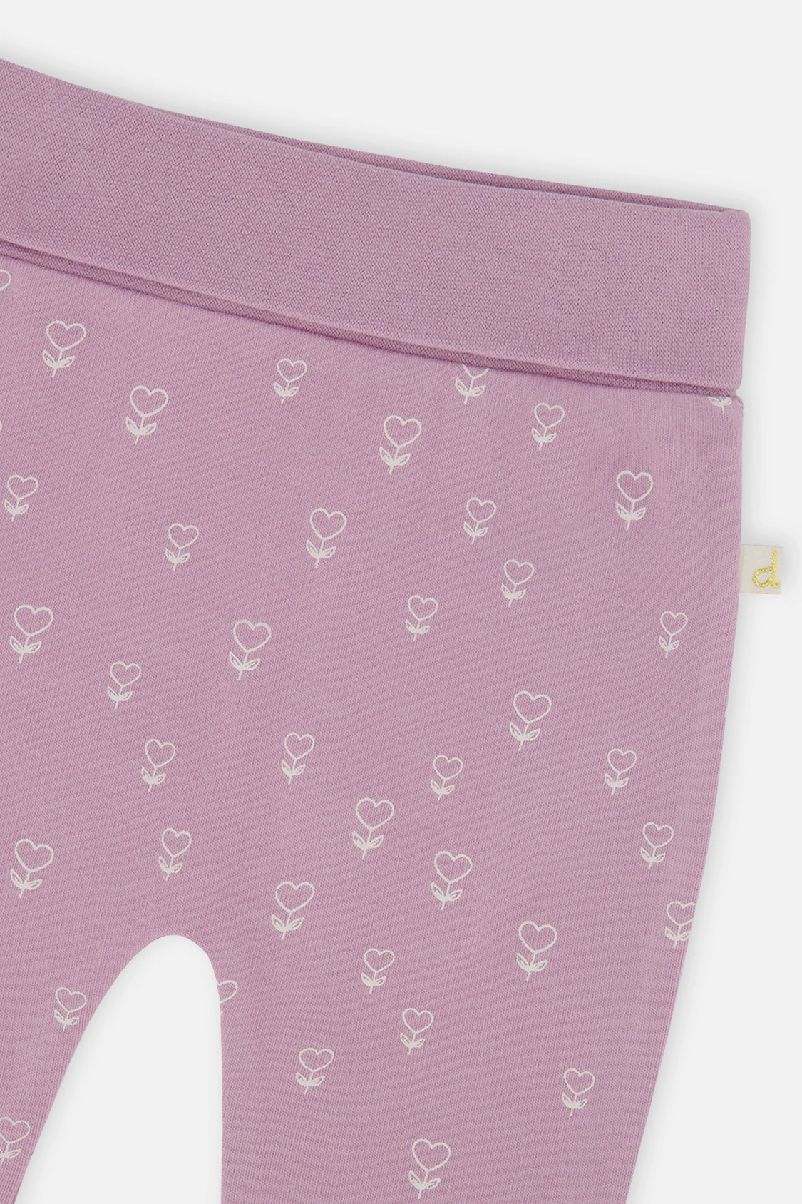 Deux par Girls Organic Cotton Evolutive Pants with Floral Print