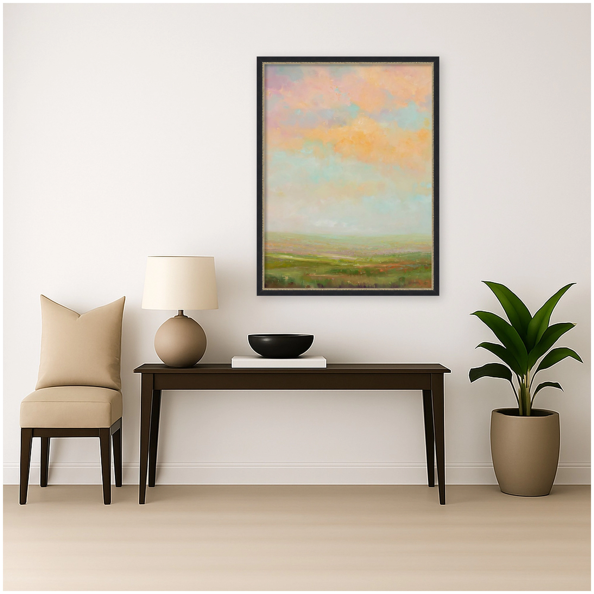 Amanti Art Drifting Clouds by William McCarthy Framed Canvas Wall Print