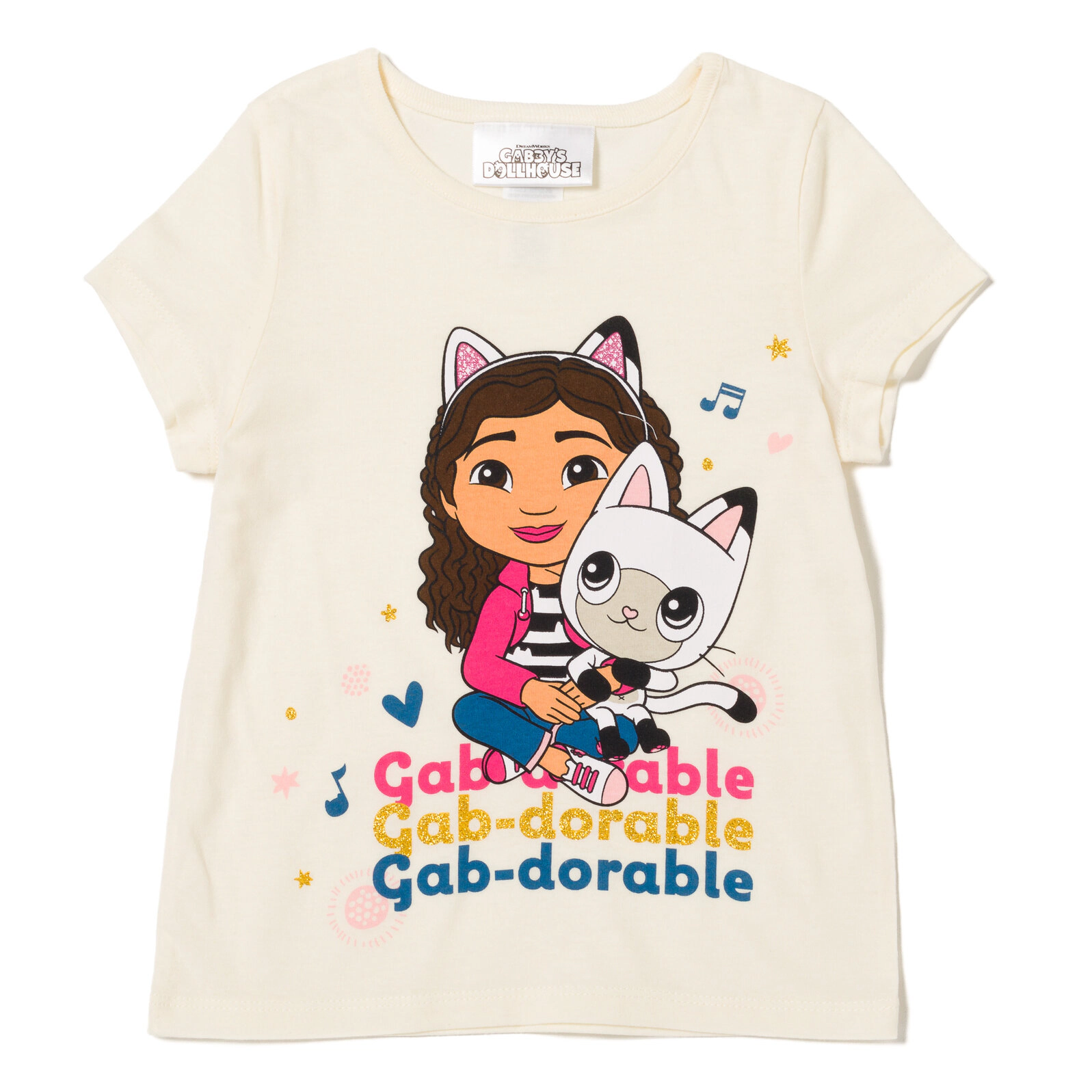 Dreamworks Gabby's Dollhouse Girls' Zip-Up Hoodie and Leggings Set