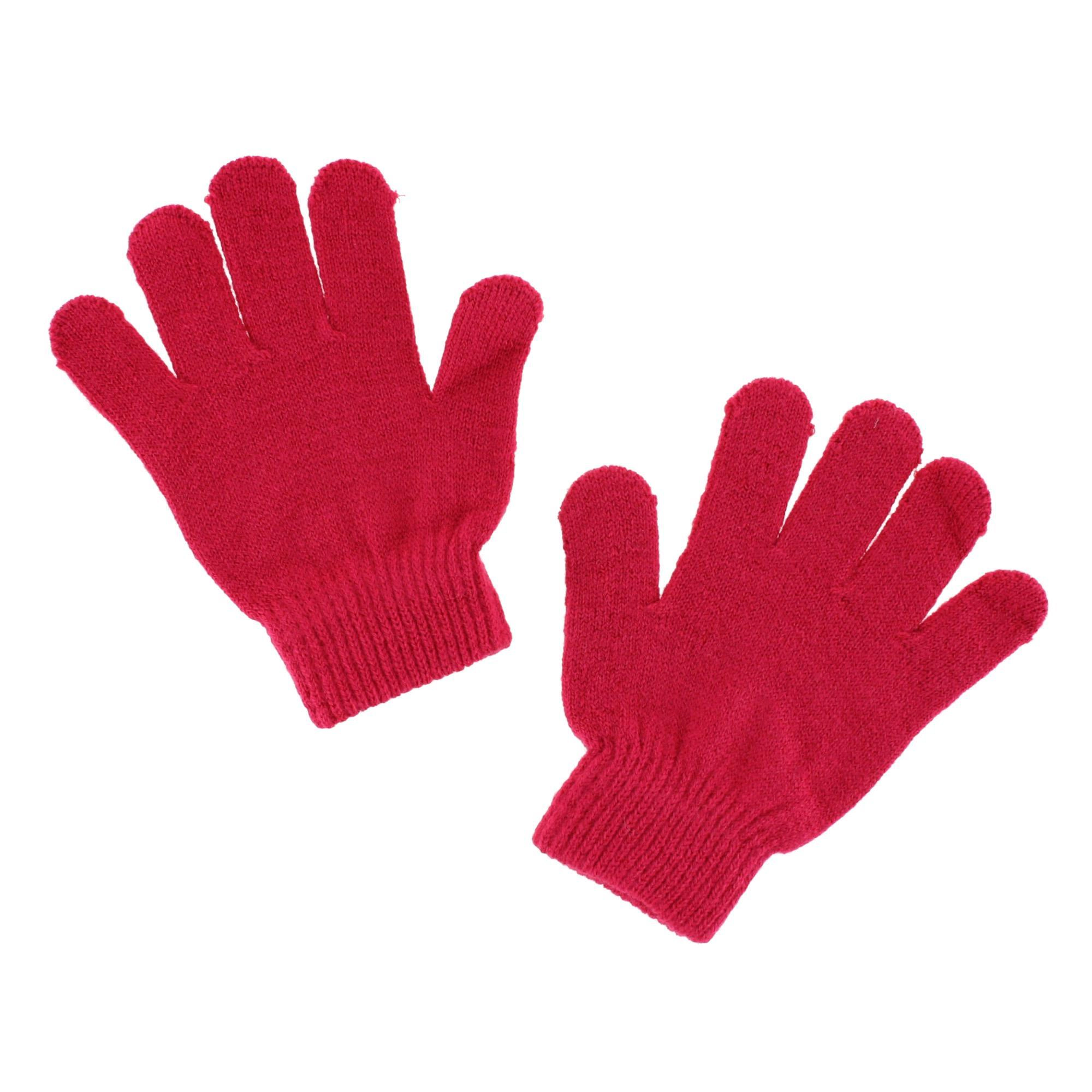 ClimaZer0 Girl's Flower Beanie Hat Scarf and Gloves Winter Set