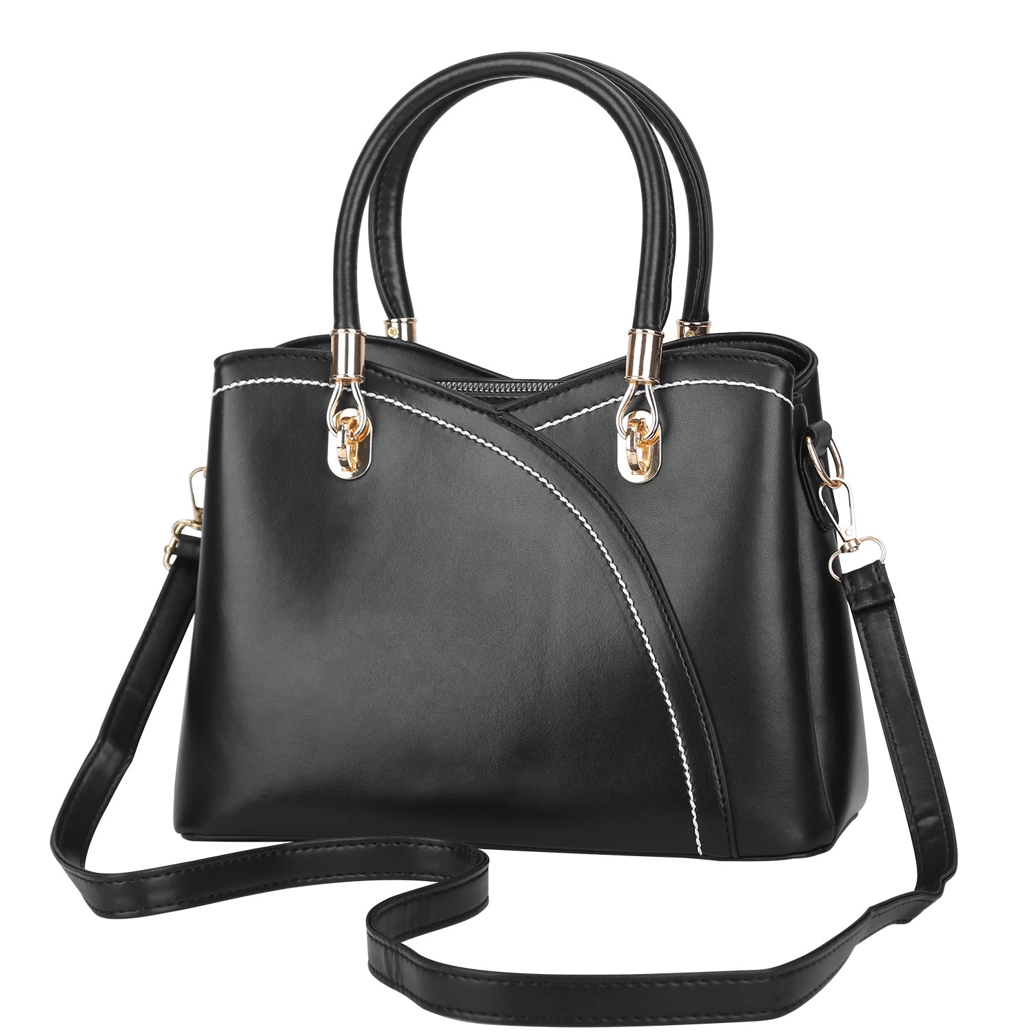 GBruno Vegan Leather Tote Bag With Detachable Strap