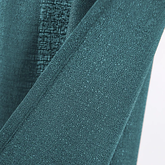 RT Designers Collection Cole Textured Grommet Room Darkening Curtain Panel 54" x 95" Teal