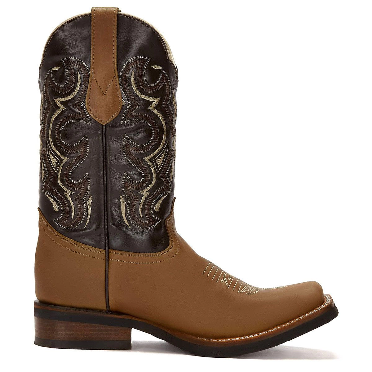 Forastero Men Western Cowboy Leather Boots