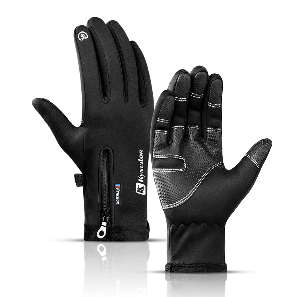 Wardrobe Whimsy Warm Windproof Touchscreen Full‑Finger Gloves for Riding Outdoor