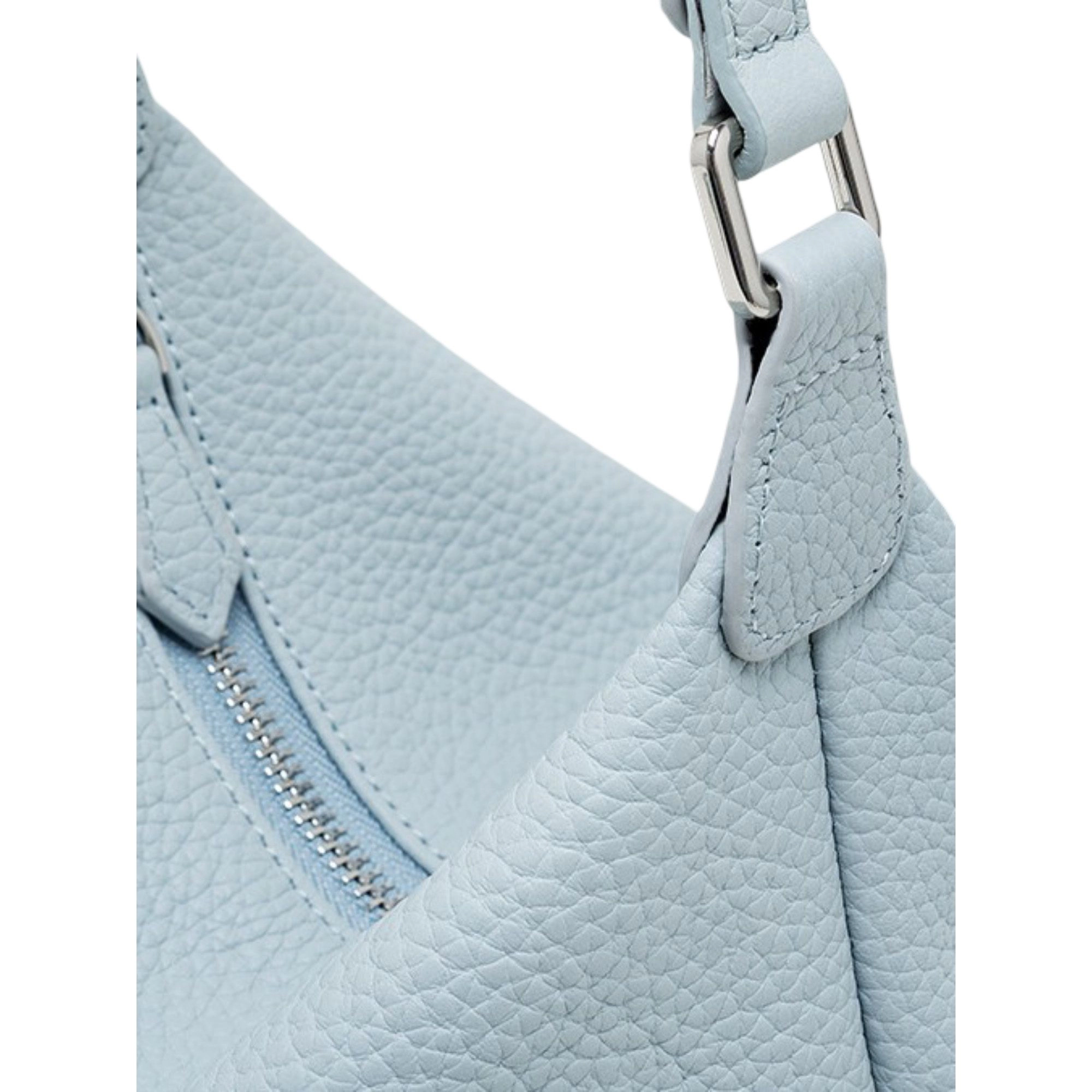 Alilang Women's Pebbled Leather Hobo Shoulder Bag with Adjustable Strap and Convertible Crossbody Design