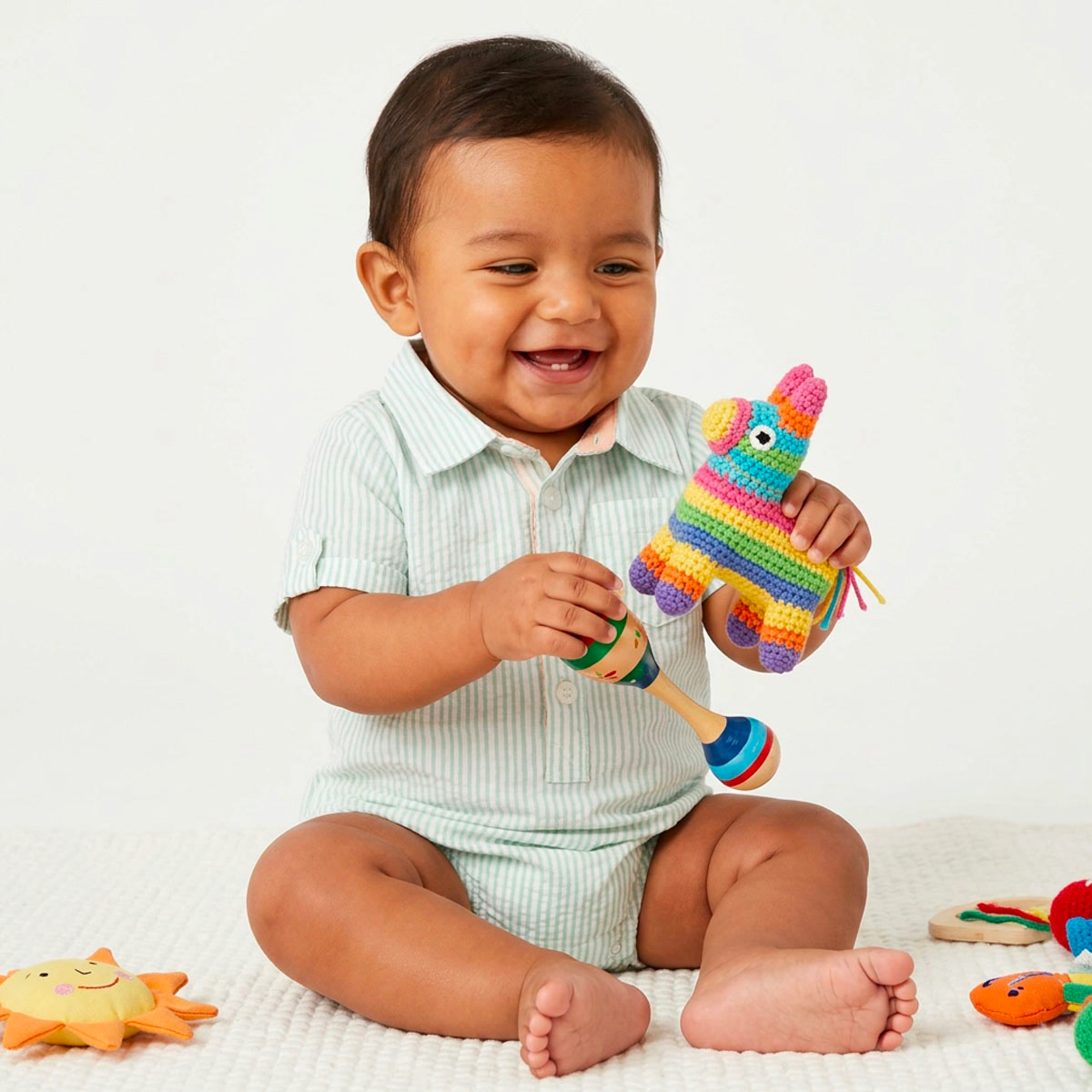 Rockets of Awesome Woven Bodysuit For Baby Boy