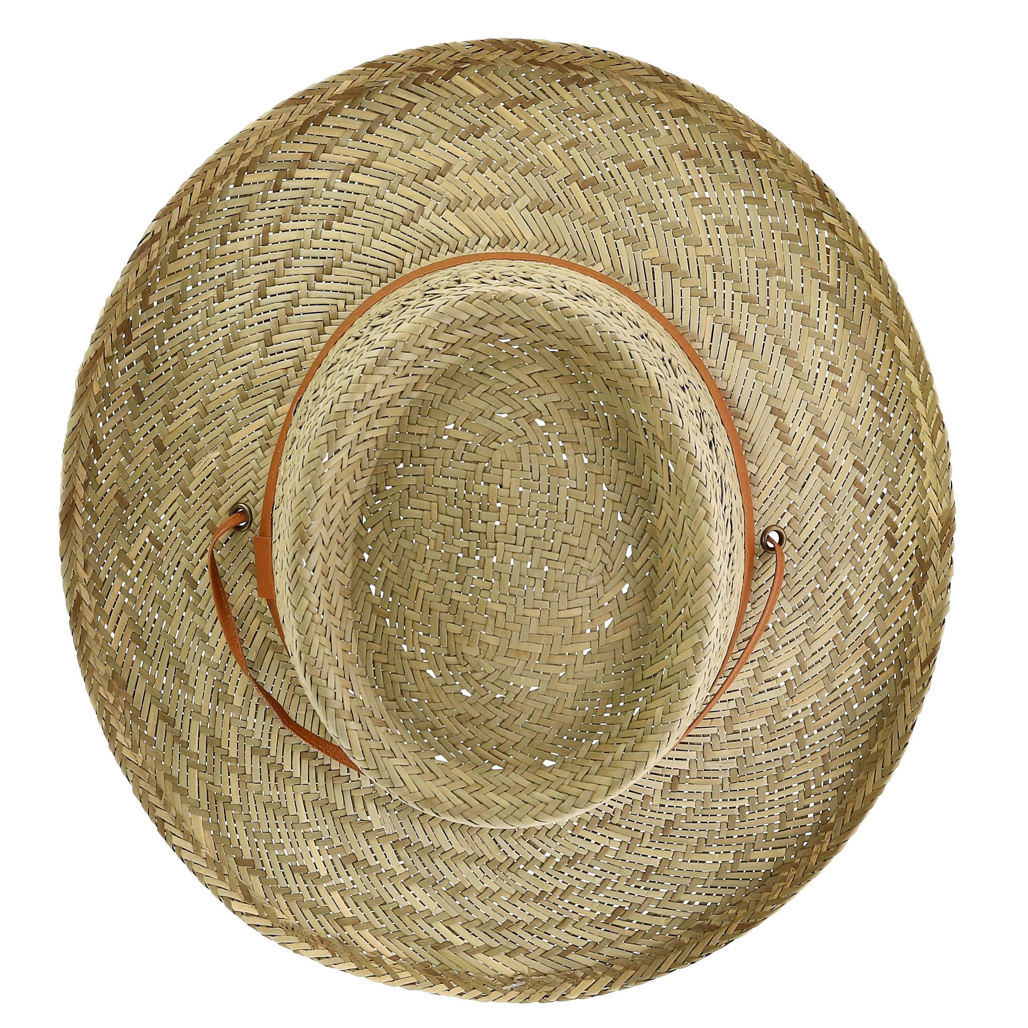 Kenny K Unisex Rush Straw 3 Inch Brim Gambler Hat