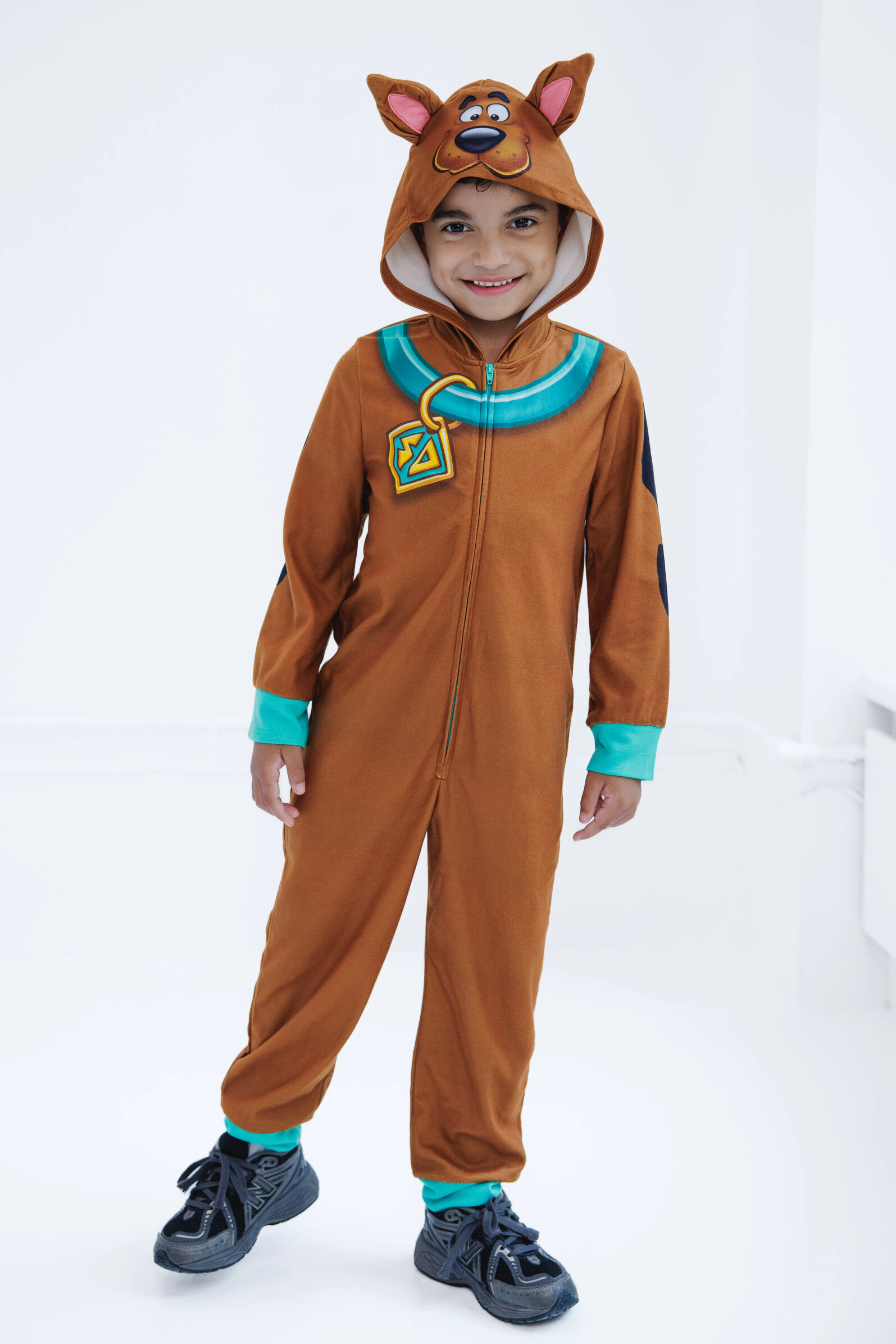 Scooby-Doo Cosplay Fleece Hooded One Piece Pajama
