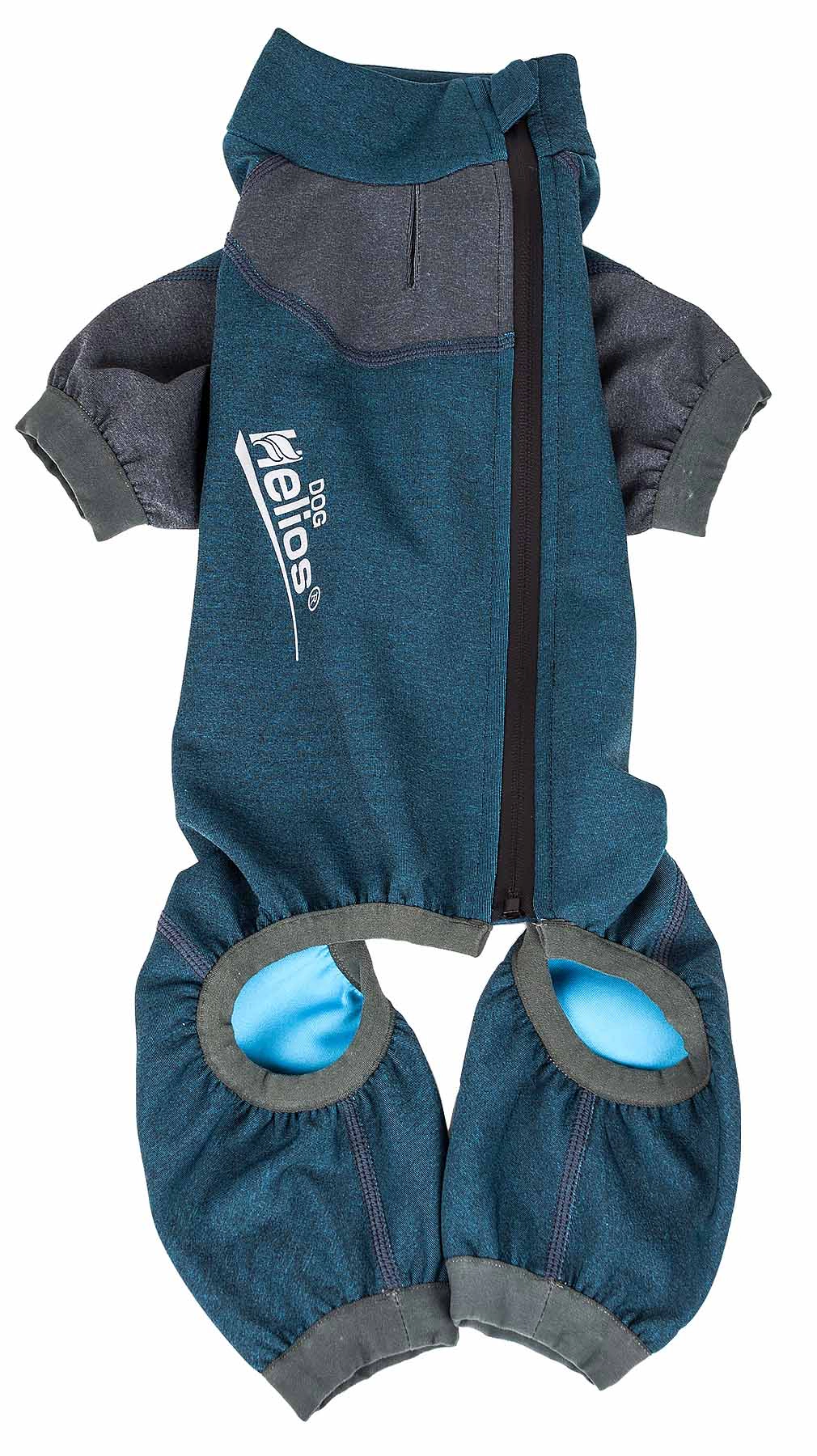 Dog Helios ® 'Rufflex' Mediumweight 4-Way-Stretch Breathable Full Bodied Performance Dog Warmup Track Suit