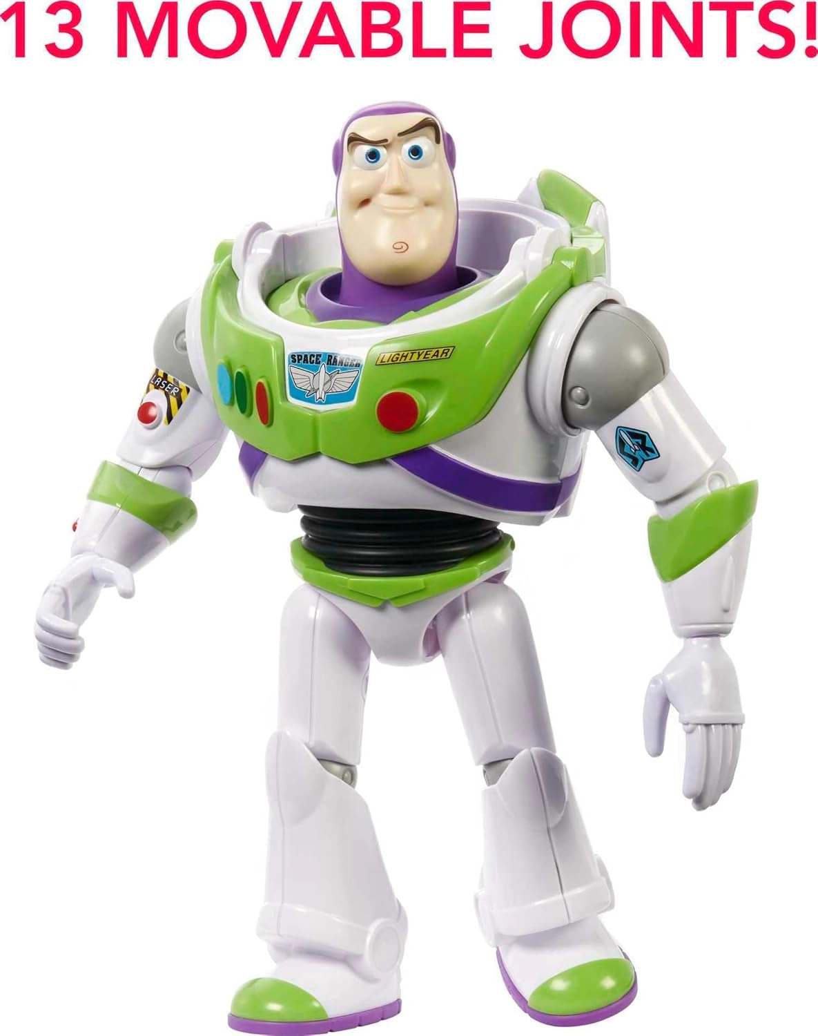 Mattel Disney Pixar Toy Story Buzz Lightyear 12-Inch Posable Action Figure