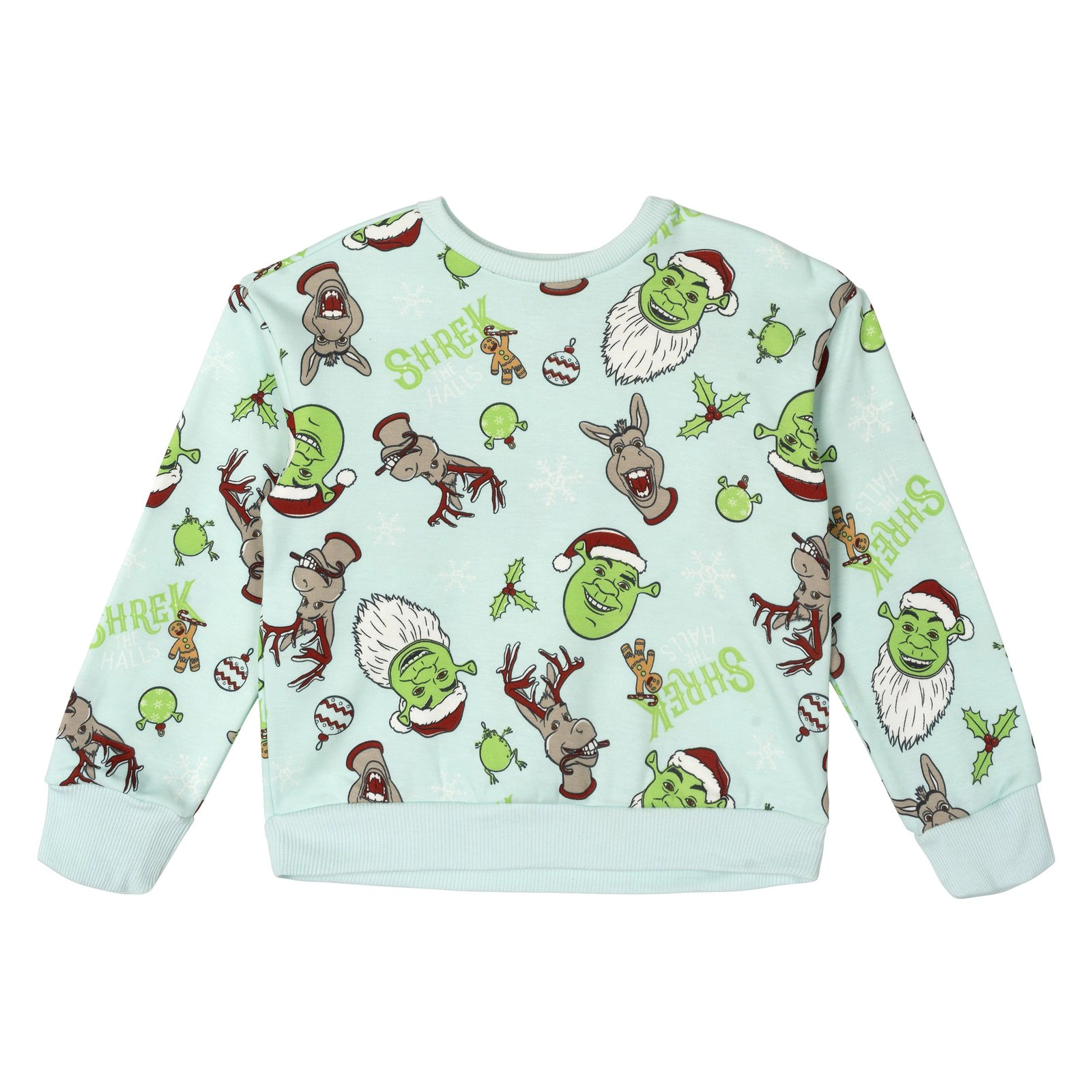 DreamWorks Shrek Matching Family Holiday Fleece Pullover Sweatshirt