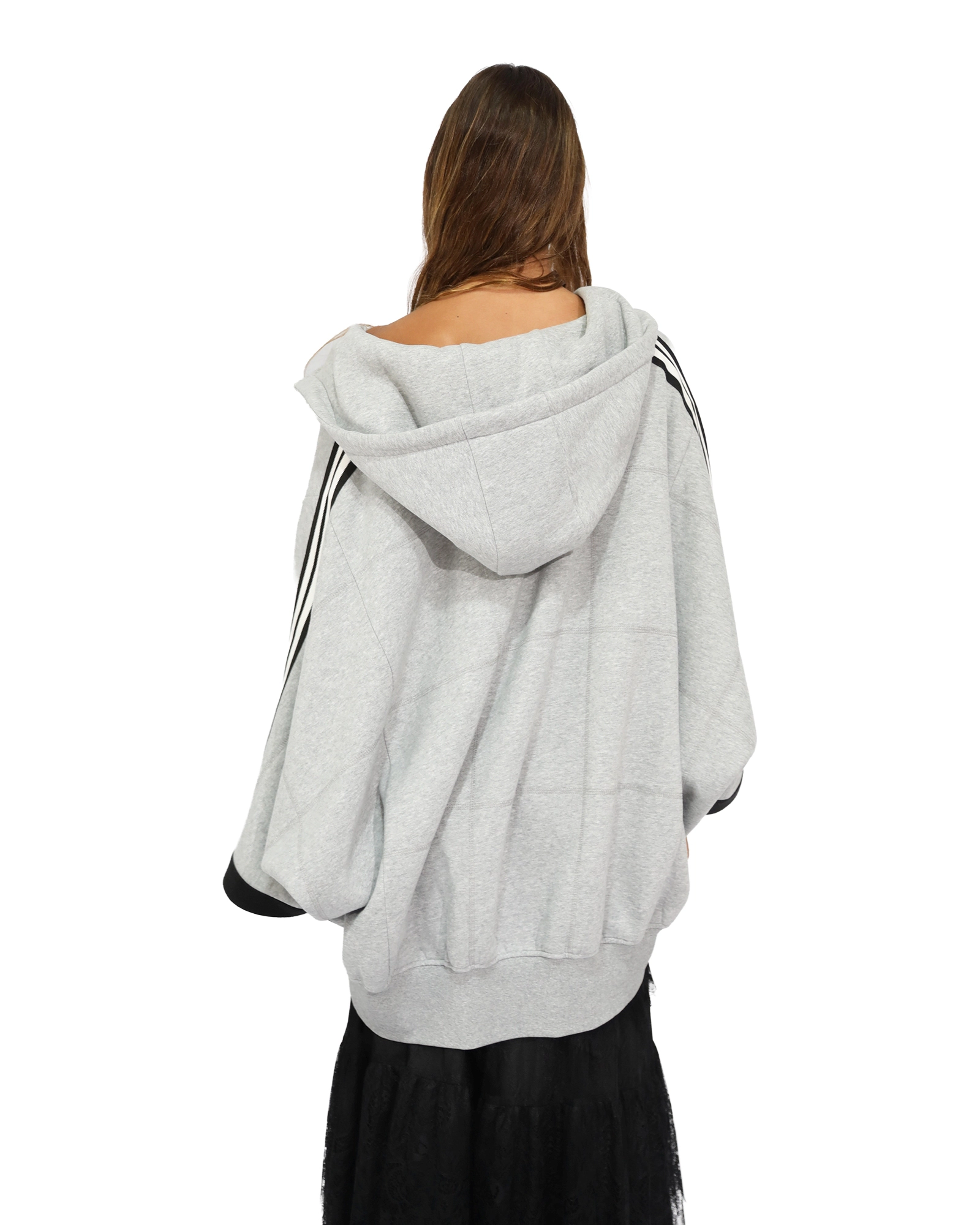 Belle & Bloom Living by the Ocean Oversized Striped Hoodie