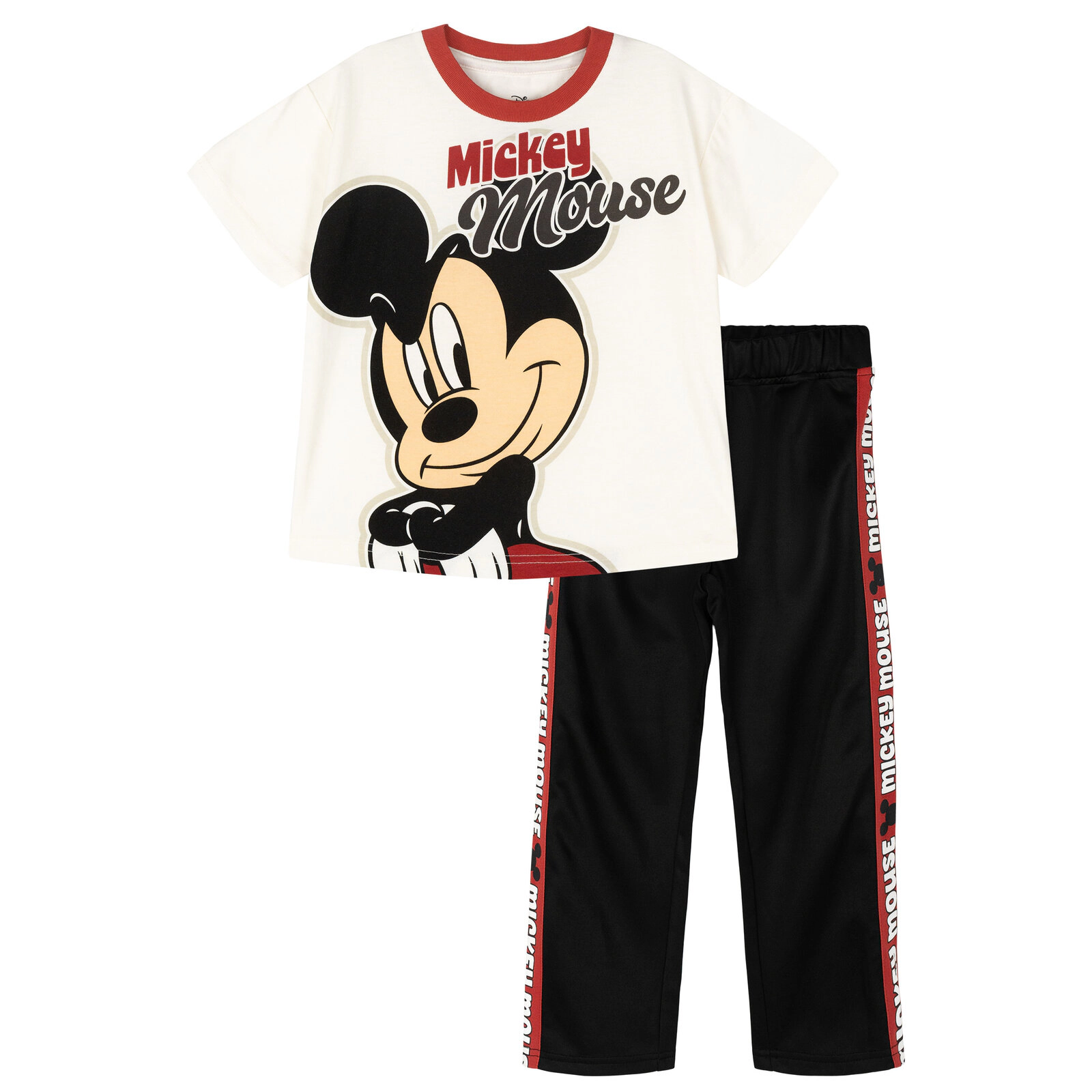 Disney Mickey Mouse Boys' Athletic 2-Piece T-Shirt and Pants Set